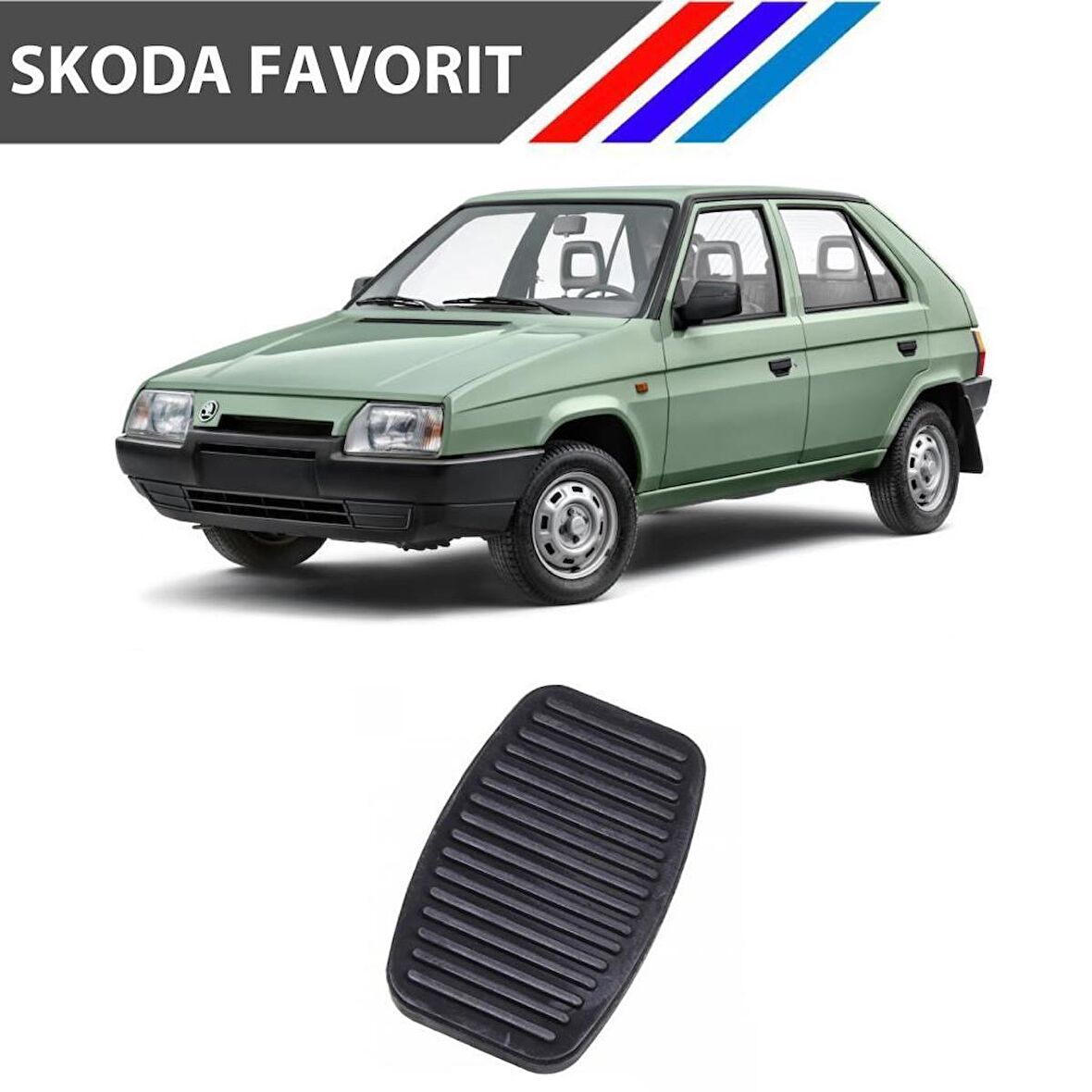 OTOZET Skoda Favorit Gaz Pedal Lastiği 1 Adet