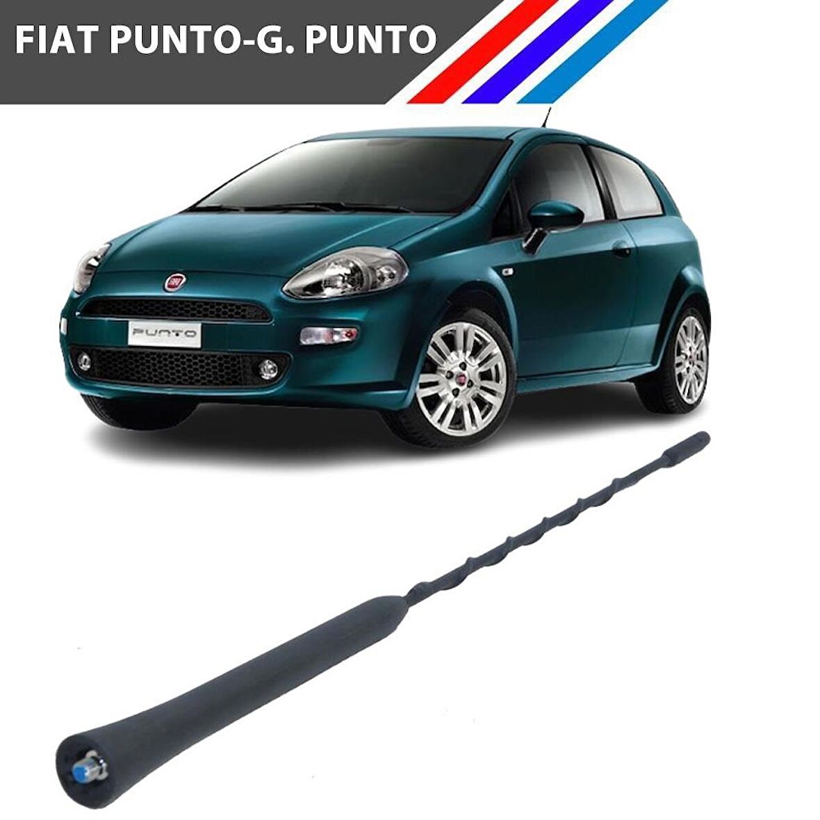 Fiat Grande Punto- Punto Tavan Anten Çubuğu 35.5 cm