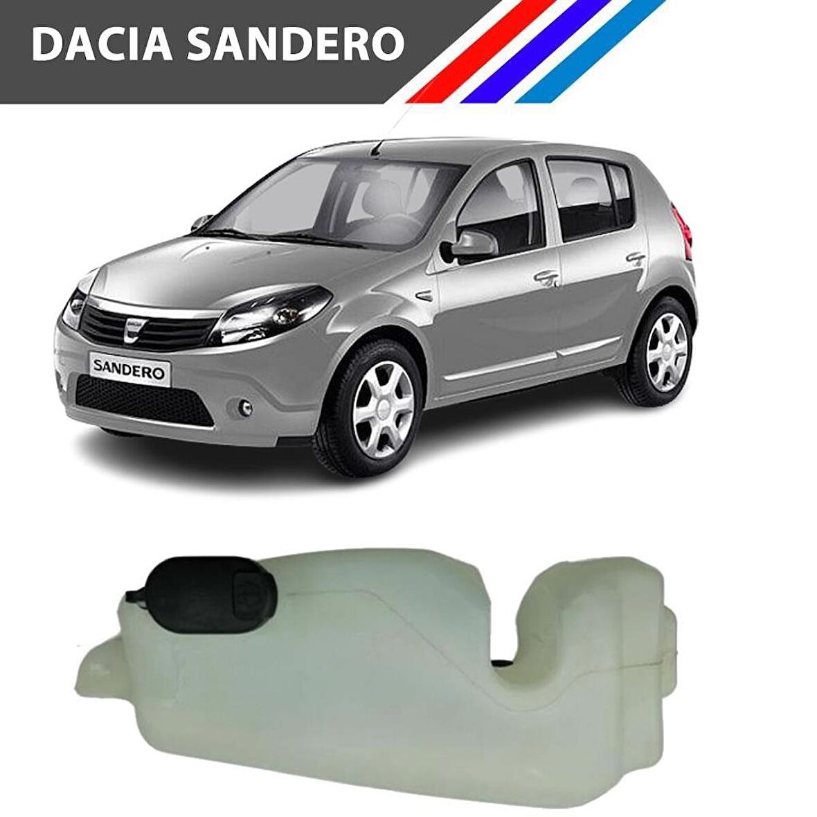 Dacia Sandero Ön Cam Silecek Su Fiskiye Deposu Kapaklı 2008-2012