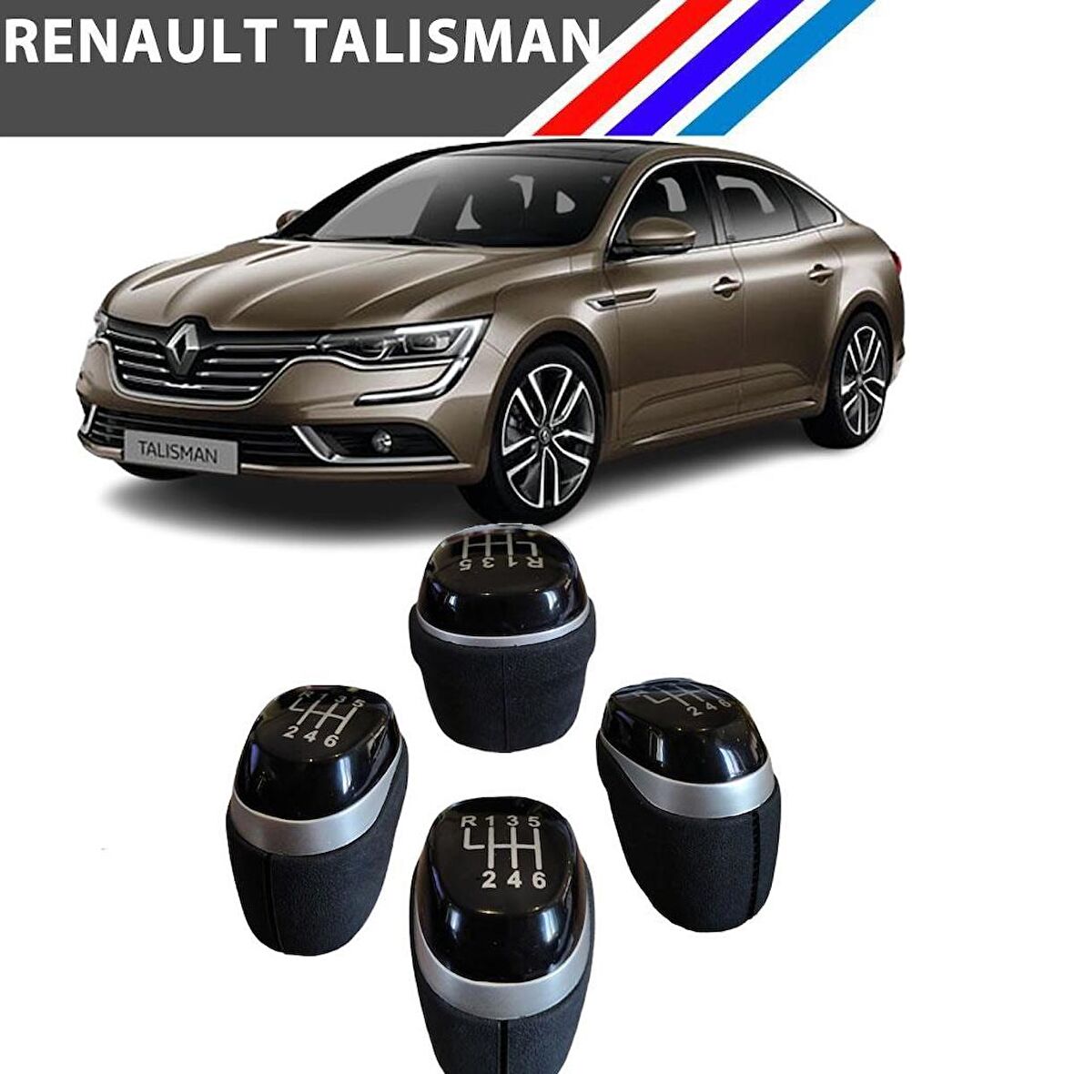 Otozet- Renault Talisman Vites Topuzu Plastik Gövdeli 6 İleri Gri Detaylı 328651101R