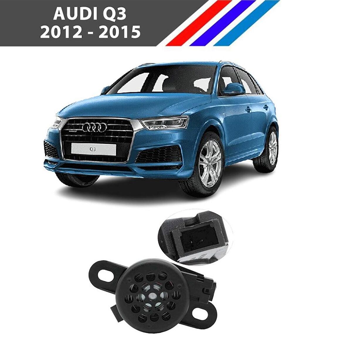 Otozet- Audi Q3 Park Sensör Hoparlör Uyarı Zili 1 Adet 2012 - 2015 8E0919279