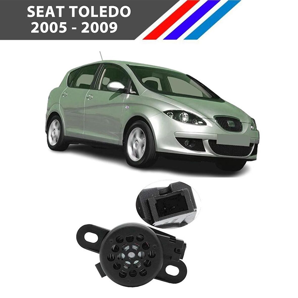 Otozet- Seat Toledo Park Sensör Hoparlör Uyarı Zili 1 Adet 2005 - 2009 8E0919279