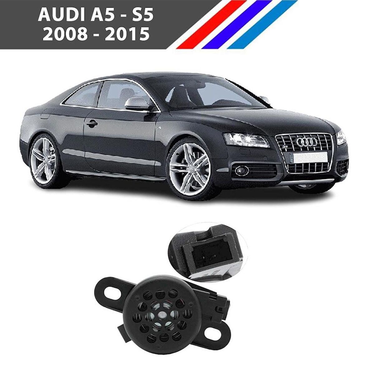 Otozet- Audi A5 - S5 Park Sensör Hoparlör Uyarı Zili 1 Adet 2008 - 2015 8E0919279