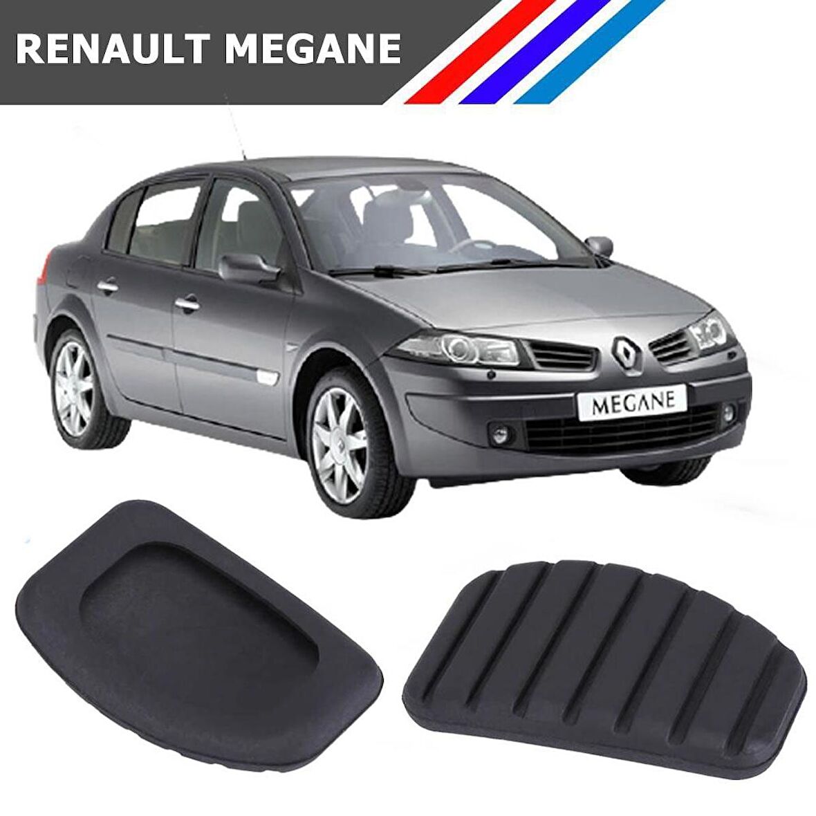 Renault Megane 2- 3 Fren - Debriyaj Pedal Lastiği 2 Adetli Takım