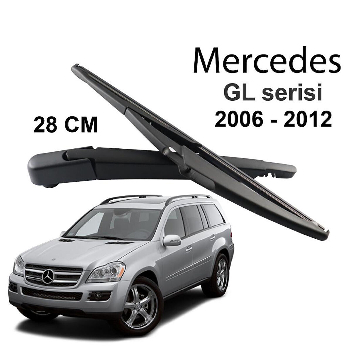 OTOZET Mercedes GL Arka Silecek Süpürgesi ve Kolu Takım 2012 - 2019