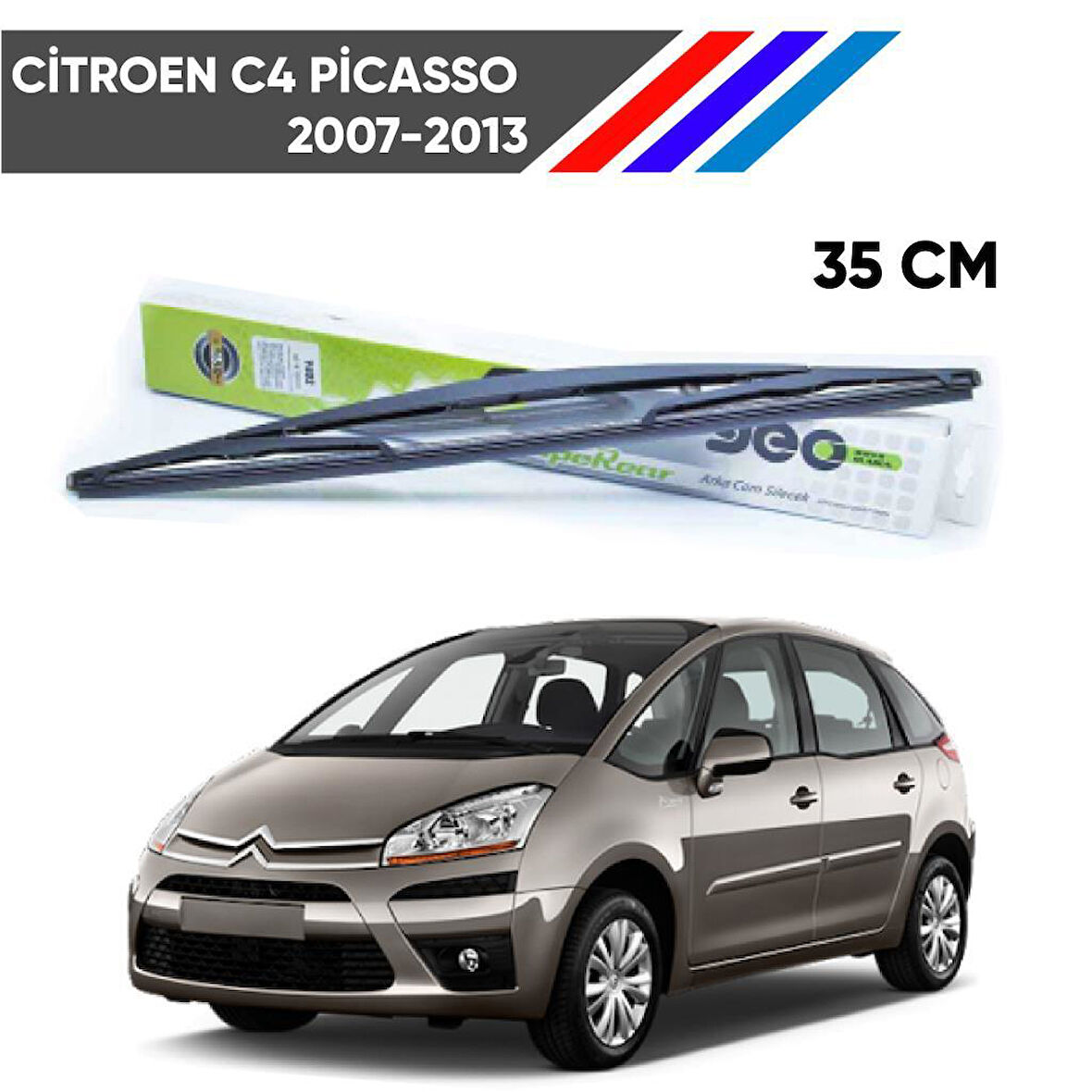 OTOZET Citroen C4 Picasso Arka Silecek Süpürgesi 2007-2013 35 cm