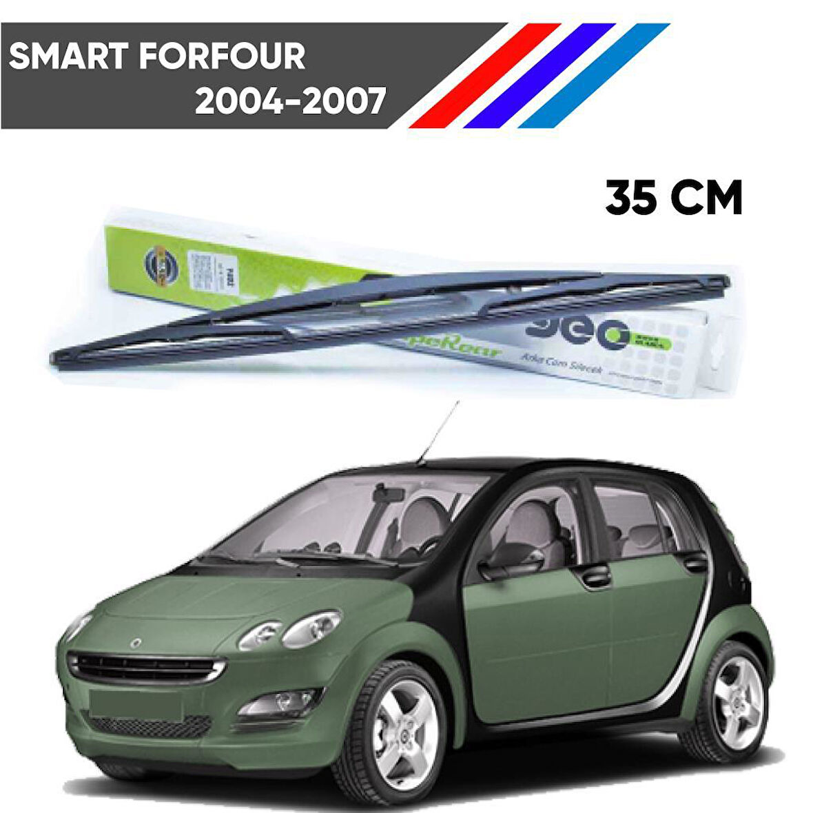 OTOZET Smart Forfour Arka Silecek Süpürgesi 2004-2007 35 cm