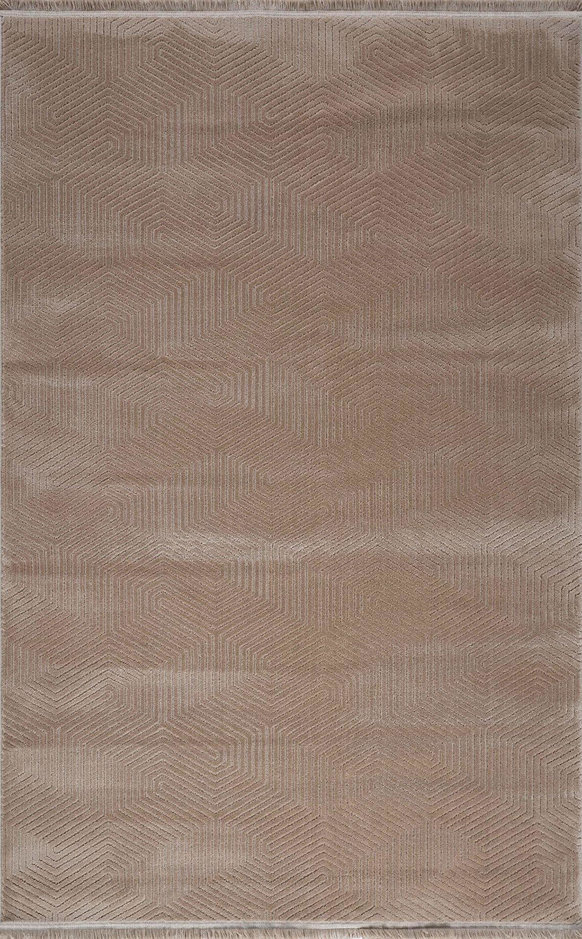 Artemis Halı Zeus 09991A Bej Modern Sade Desen Halı