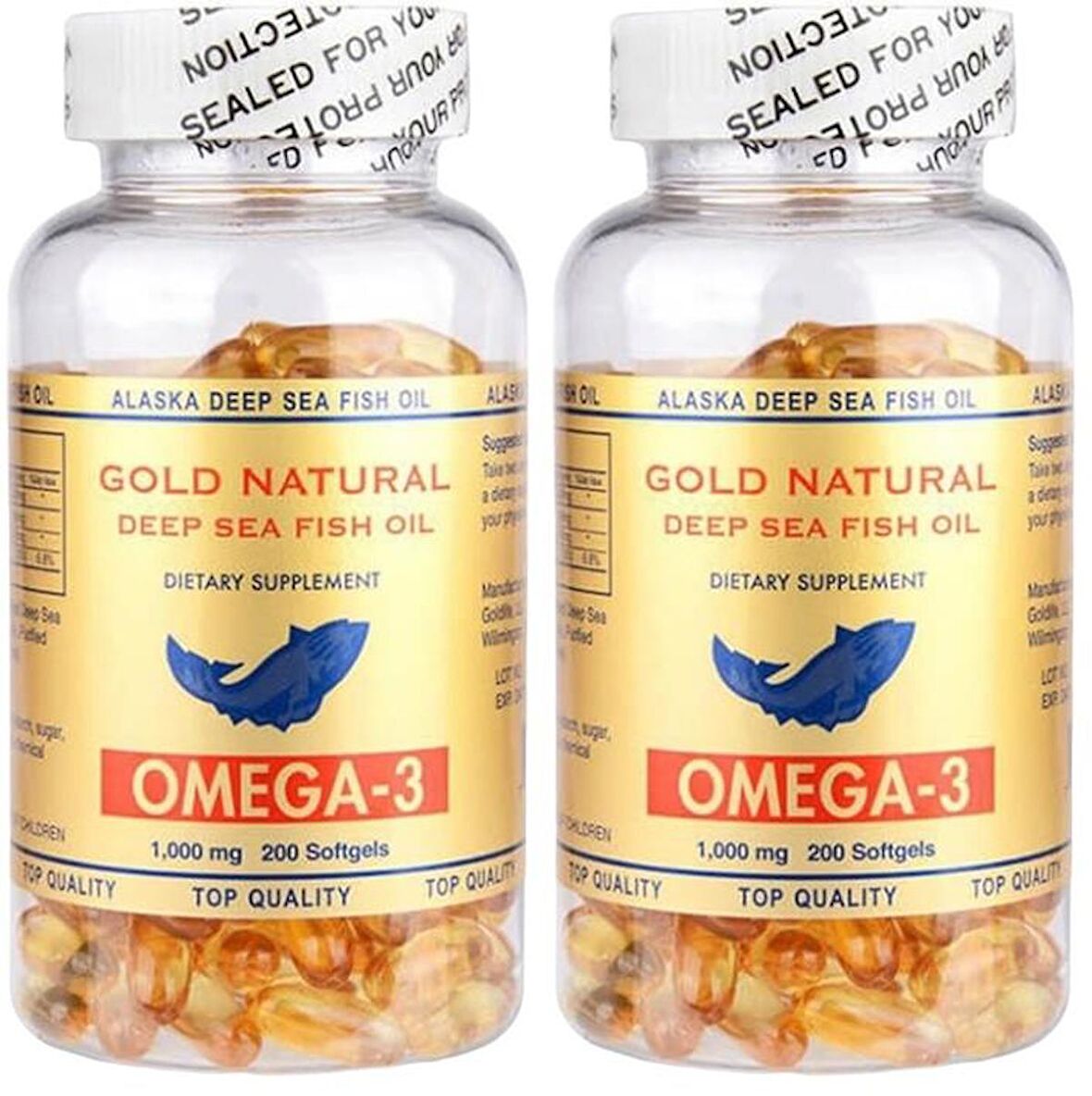 Gold Natural Omega 3 1000 Mg Balık Yağı 2x200 Softgel