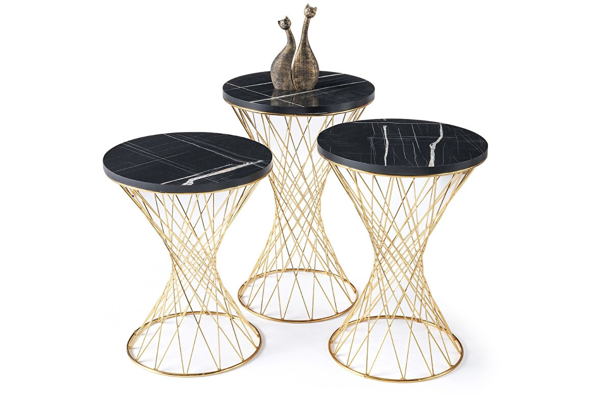 POTA ZİGON SEHPA, GOLD, SONATA