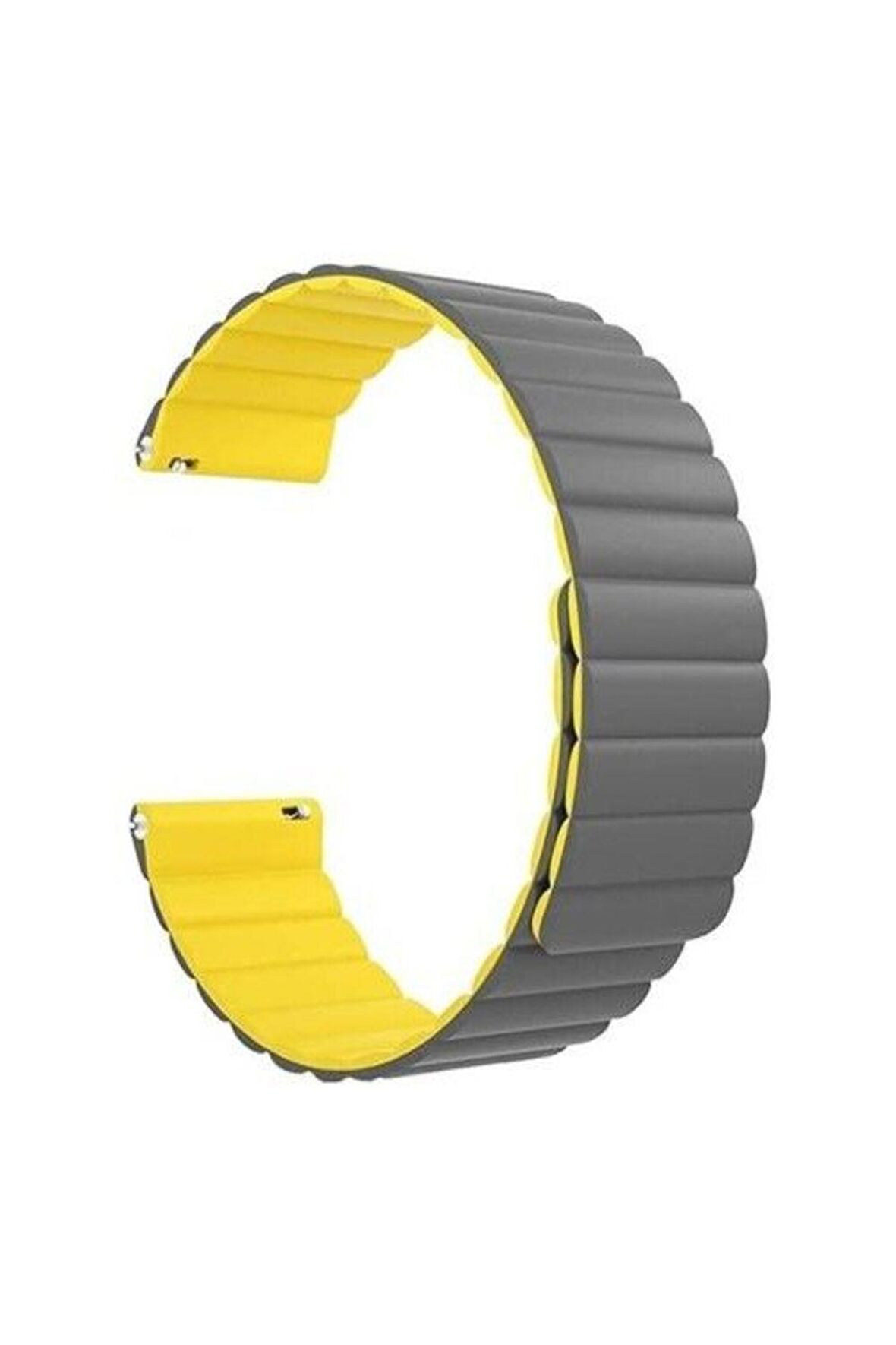 Samsung Galaxy Watch 46mm Kordon Çİft Renkli Loop Mıknatıslı KRD52 22mm