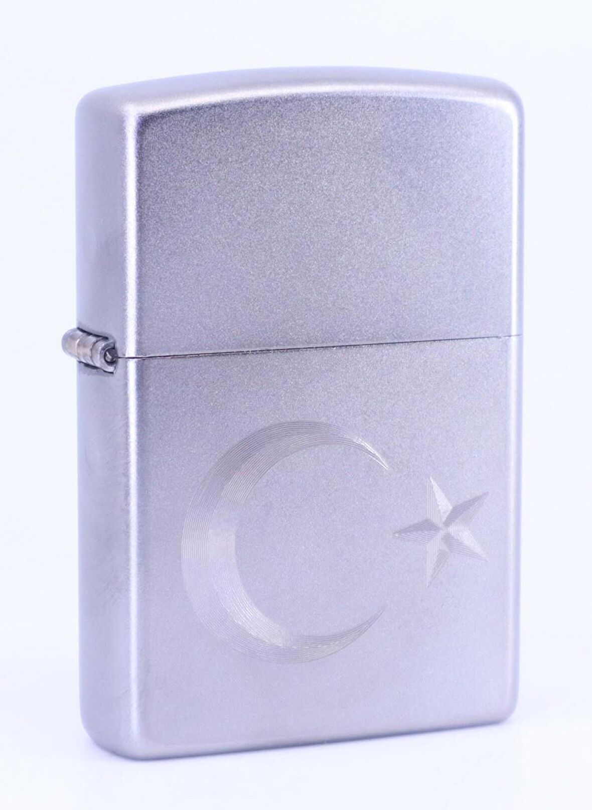Zippo Satin Ay Yildiz Dizayn Çakmak 