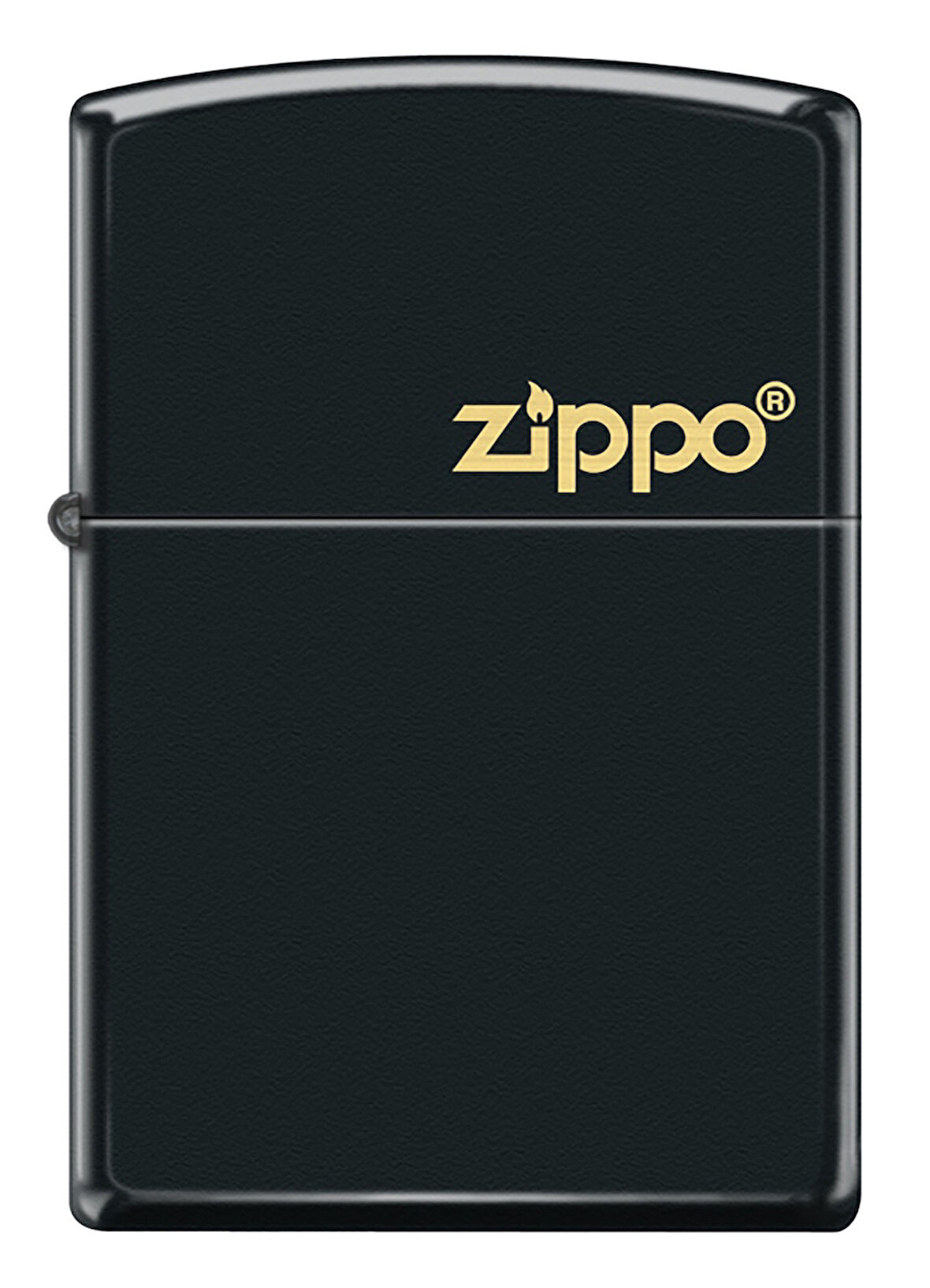Zippo Logo Dizayn Black Matte Çakmak