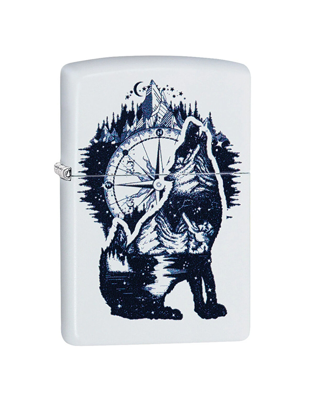 Zippo Wolf Mountain Compass Dizayn Çakmak
