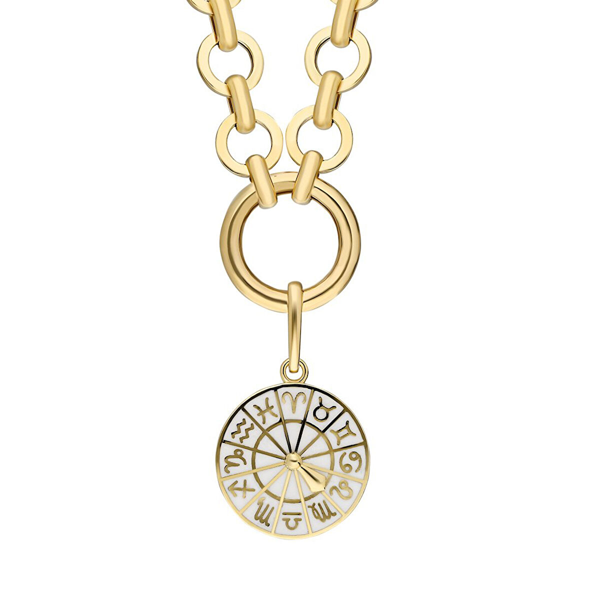 Harem Altın Mavi Burç Kolye Ucu Kolye ZKU023