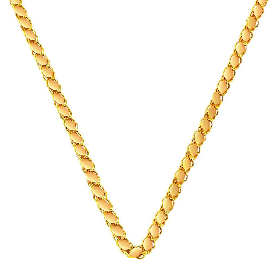 Pullu 14 Ayar 50 cm Halep Zincir Kolye ZKU217
