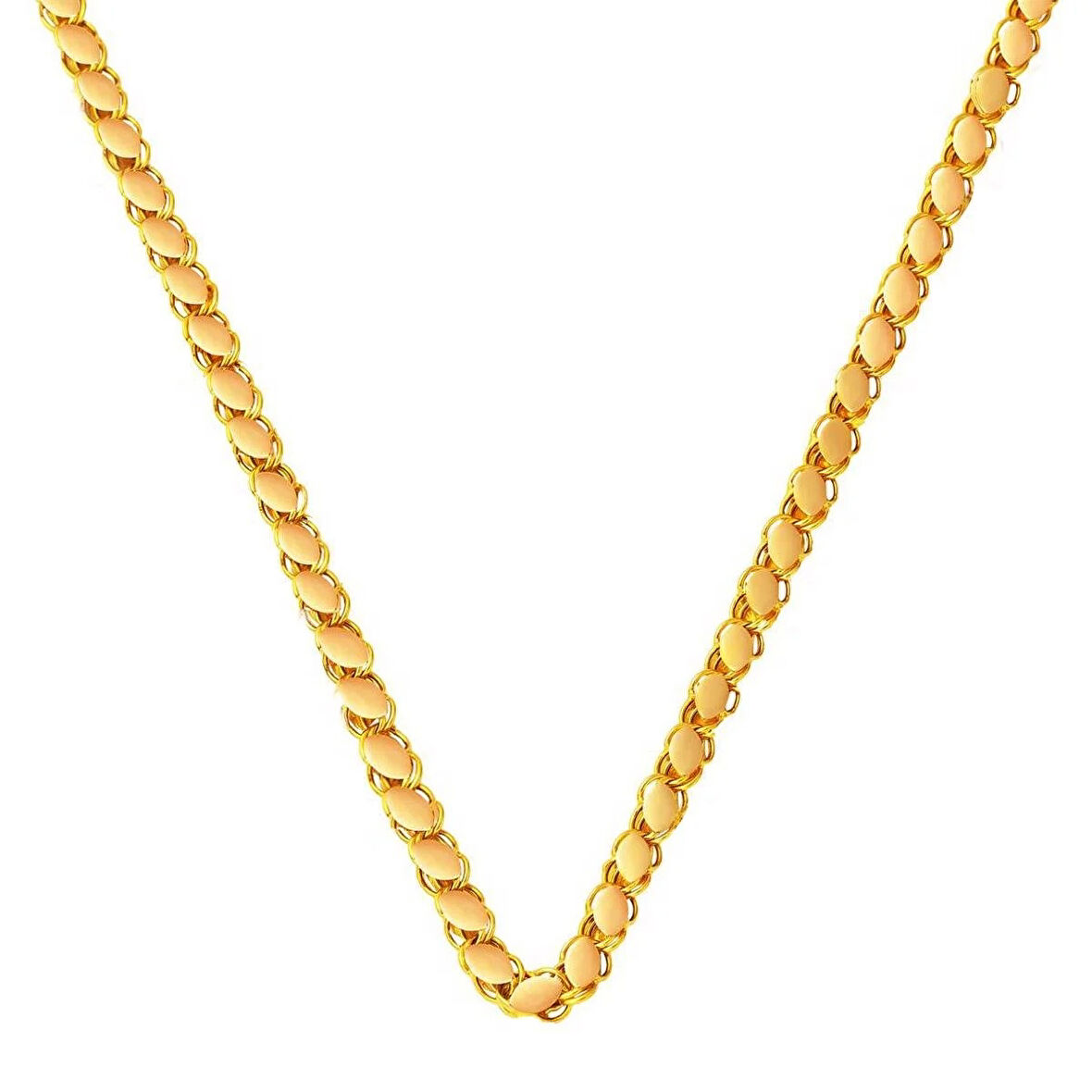 Pullu 14 Ayar 50 cm Halep Zincir Kolye ZKU218