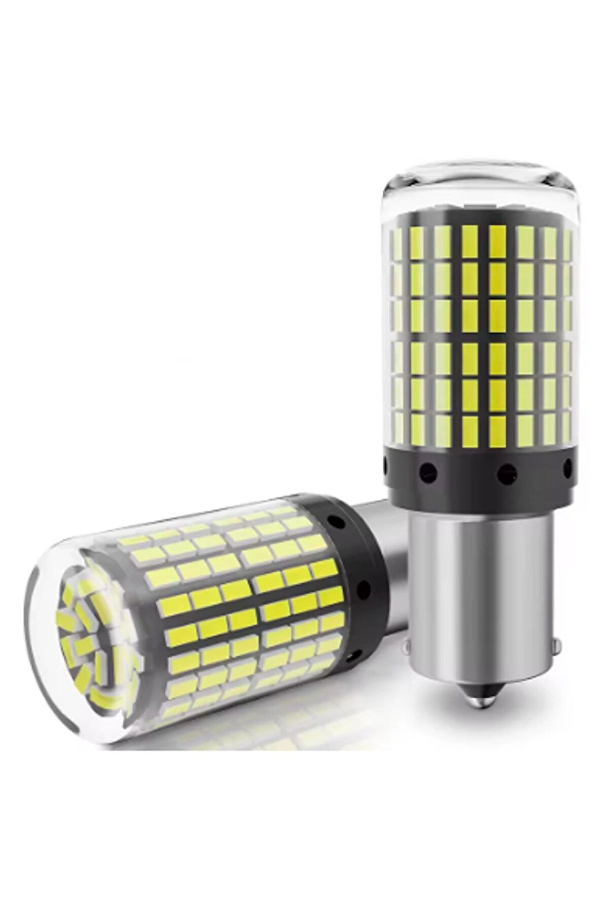Femex 93 Tek Duy Led P21W Tip BA15S 144 Ledli Düz Tırnak Beyaz