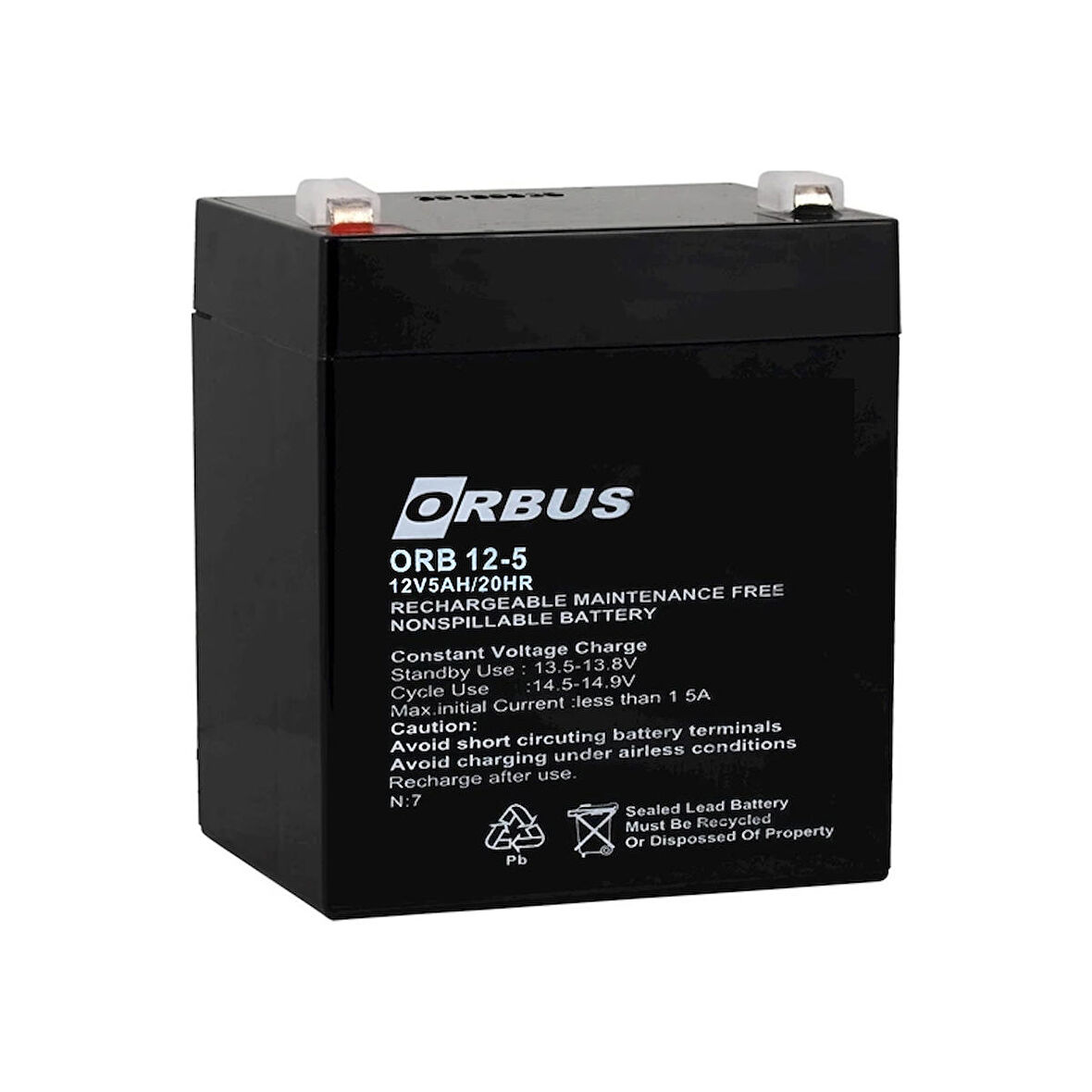 ORBUS ORB12-5 12 VOLT - 5 AMPER (90 X 70 X 101 MM)