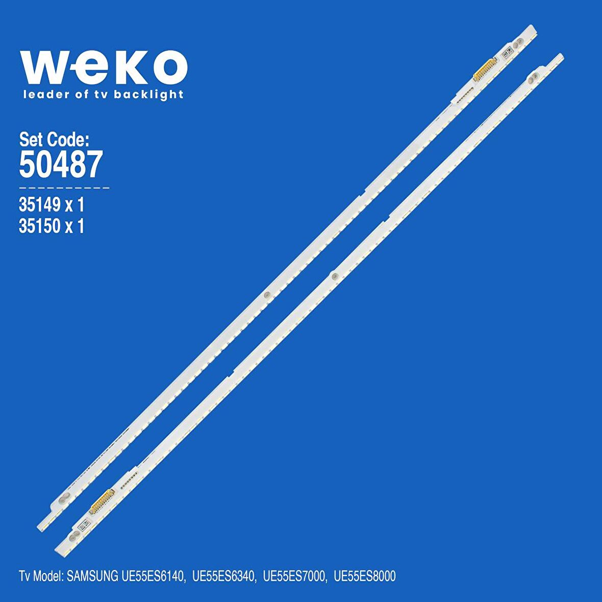 WKSET-5487 35149X1 35150X1 55NNB 3D-7032LED 2 ADET LED BAR