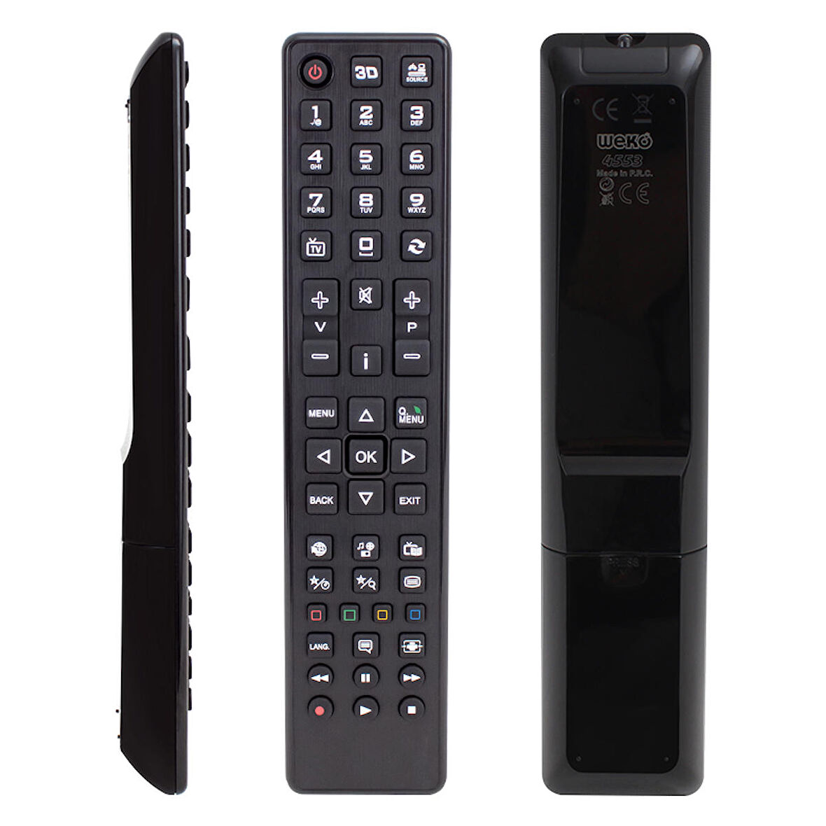 WEKO KL VESTEL LCD*LED TV 3D Lİ KENARI METALİK KUMANDA VES-203