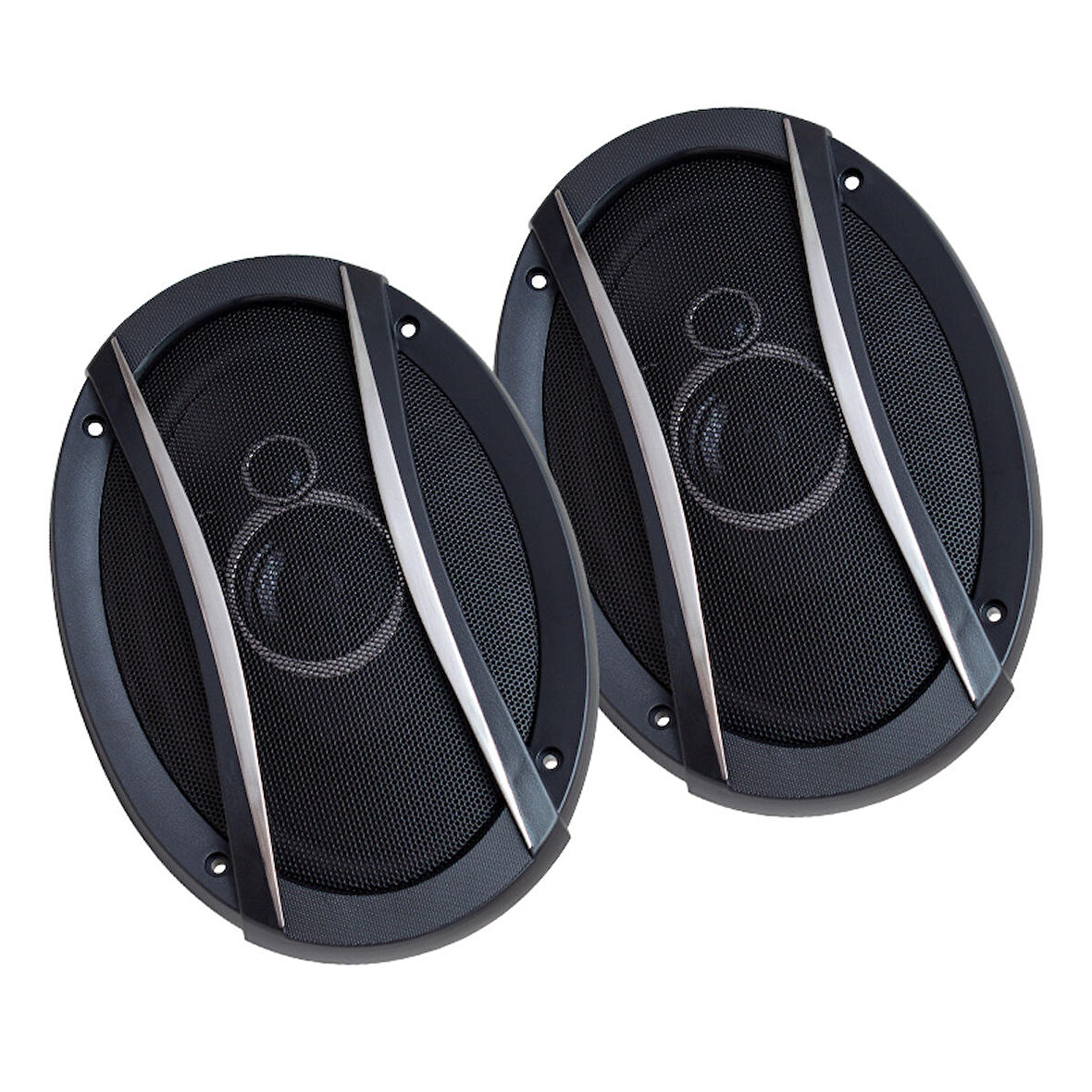 LEONE HR-6935TW 1250 WATT 6X9 KAPAKLI OVAL HOPARLÖR (ÇİFTLİ TAKIM FİYAT)