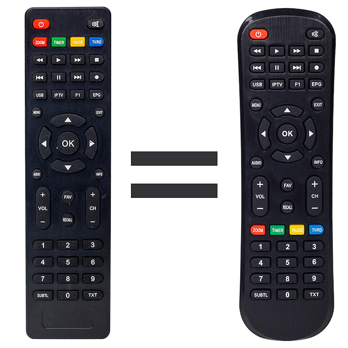 WEKO KR REDLINE TS-100 HD VE T SERİSİ USB TUŞLU HD UYDU KUMANDASI