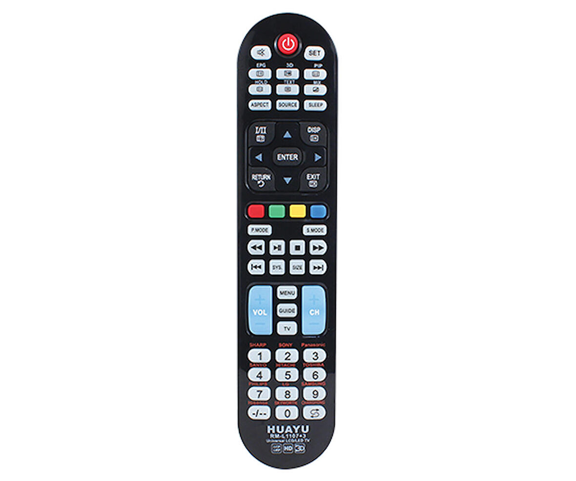 HUAYU KL RM-L1107+12 3D UNIVERSAL LCD LED TV KUMANDA