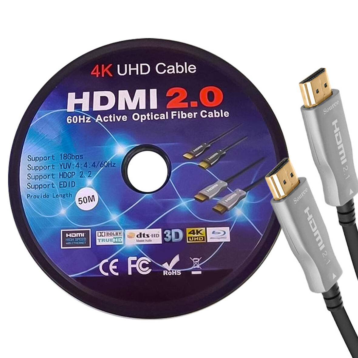 POWERMASTER 4K UHD HDMI 2.0 50 METRE HDMI KABLO