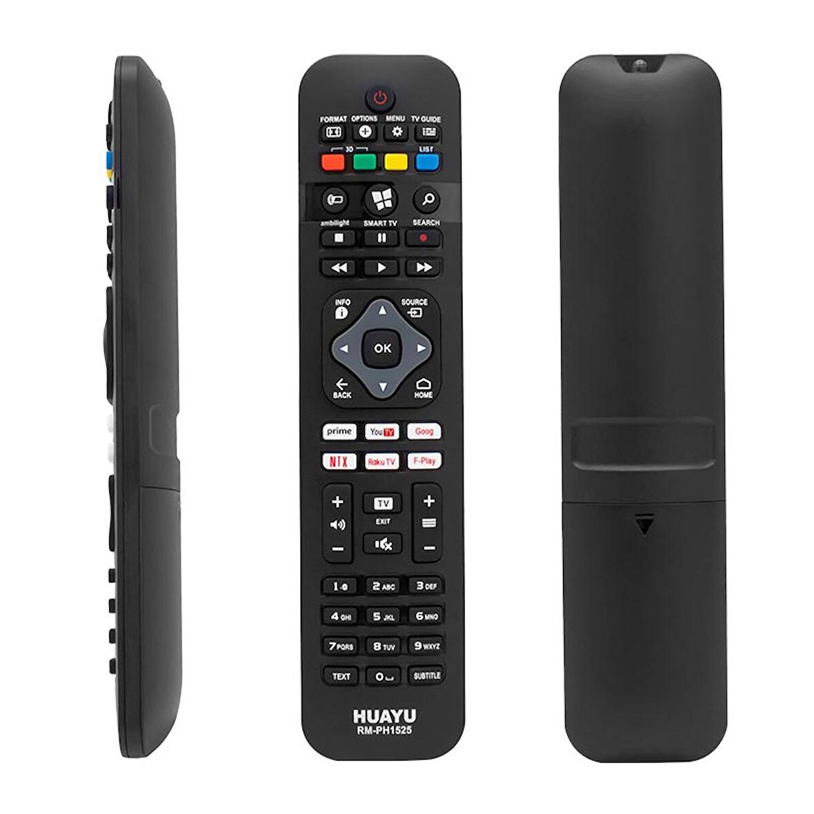 HUAYU KL RM-PH1525 PHILIPS NETFLIX-YOUTUBE-PRIME VIDEO TUŞLU UNIVERSAL LCD LED TV KUMANDA