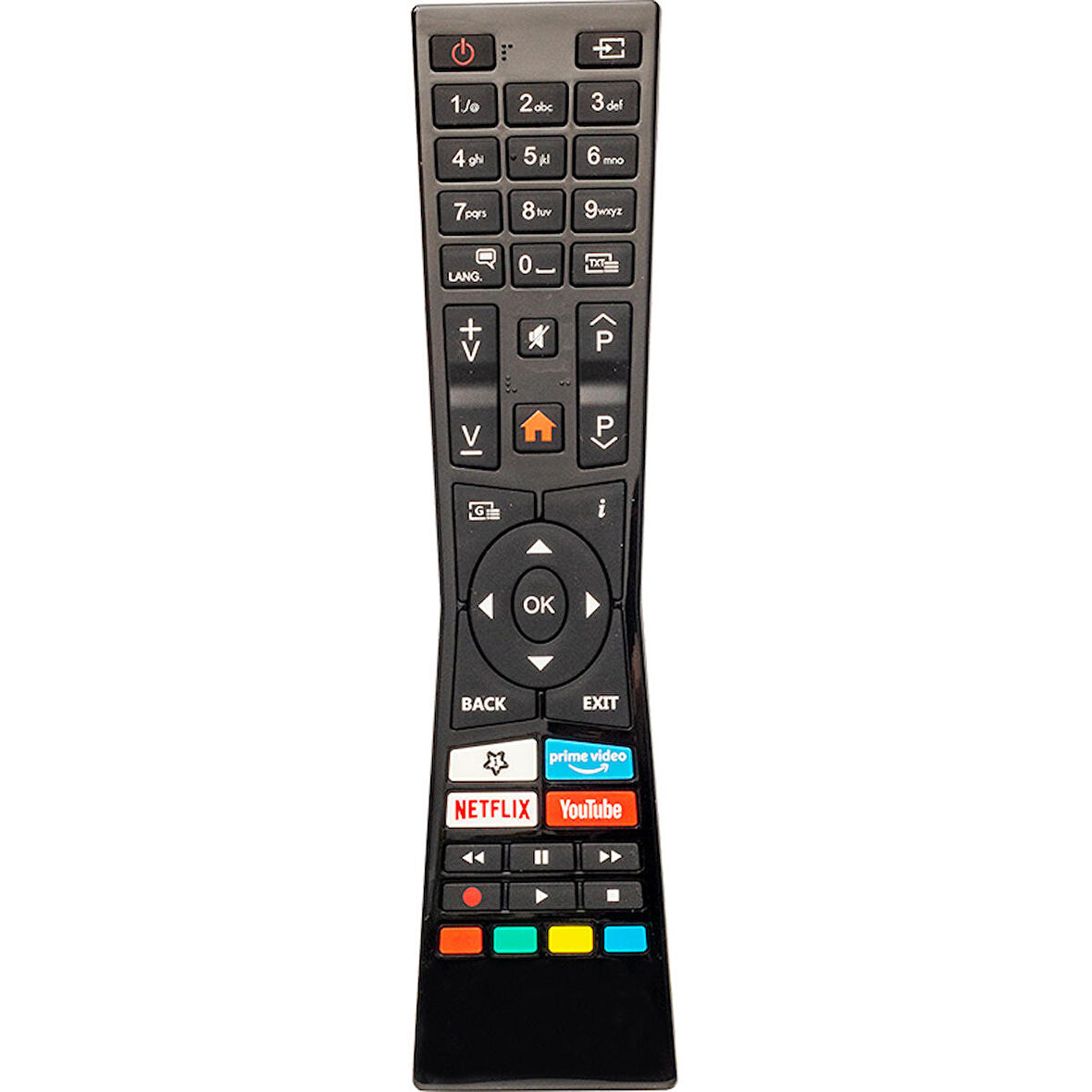 WEKO KL VESTEL RC A2 43100P - JVC RM-C3337 NETFLIX-YOUTUBE-PRİME VİDEO TUŞLU LCD-LED TV KUMANDA (RC0360/01) YAZISIZ