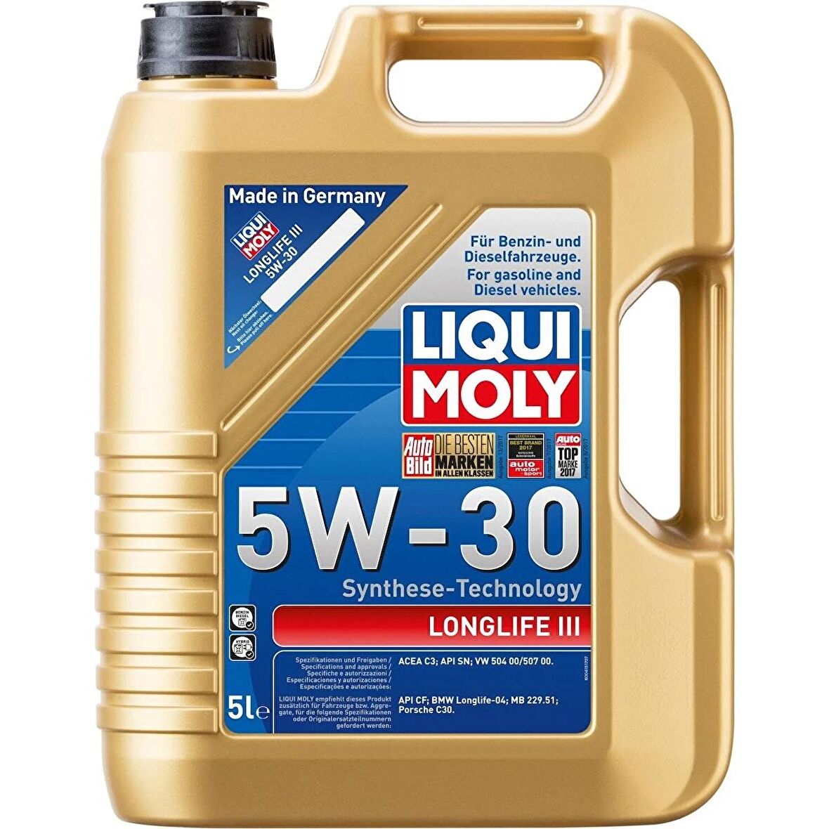 LIQUI MOLY LONGLİFE III 5W-30 5L (20822)