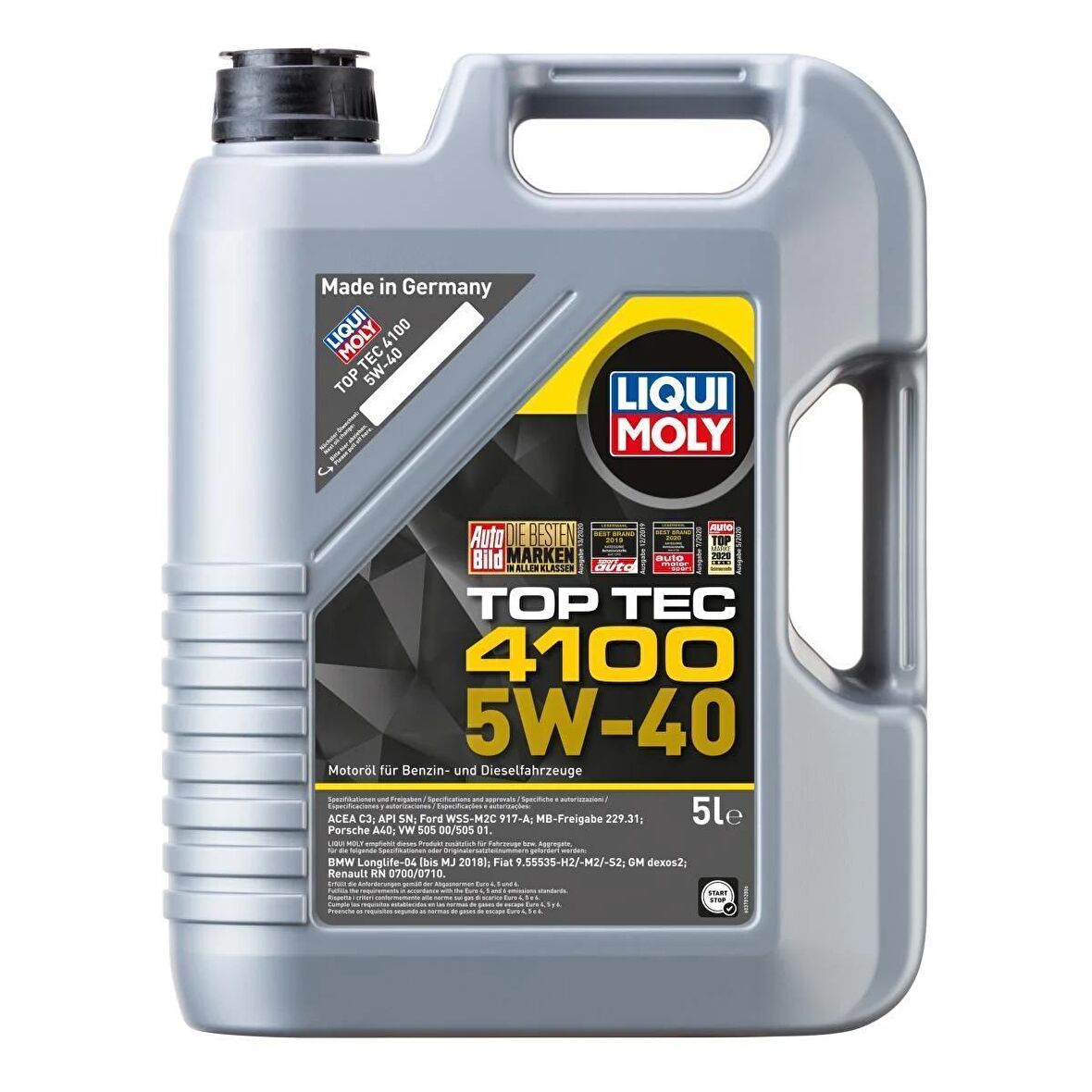 Liqui Moly 5W40 Top Tec 4100 5L (9511)