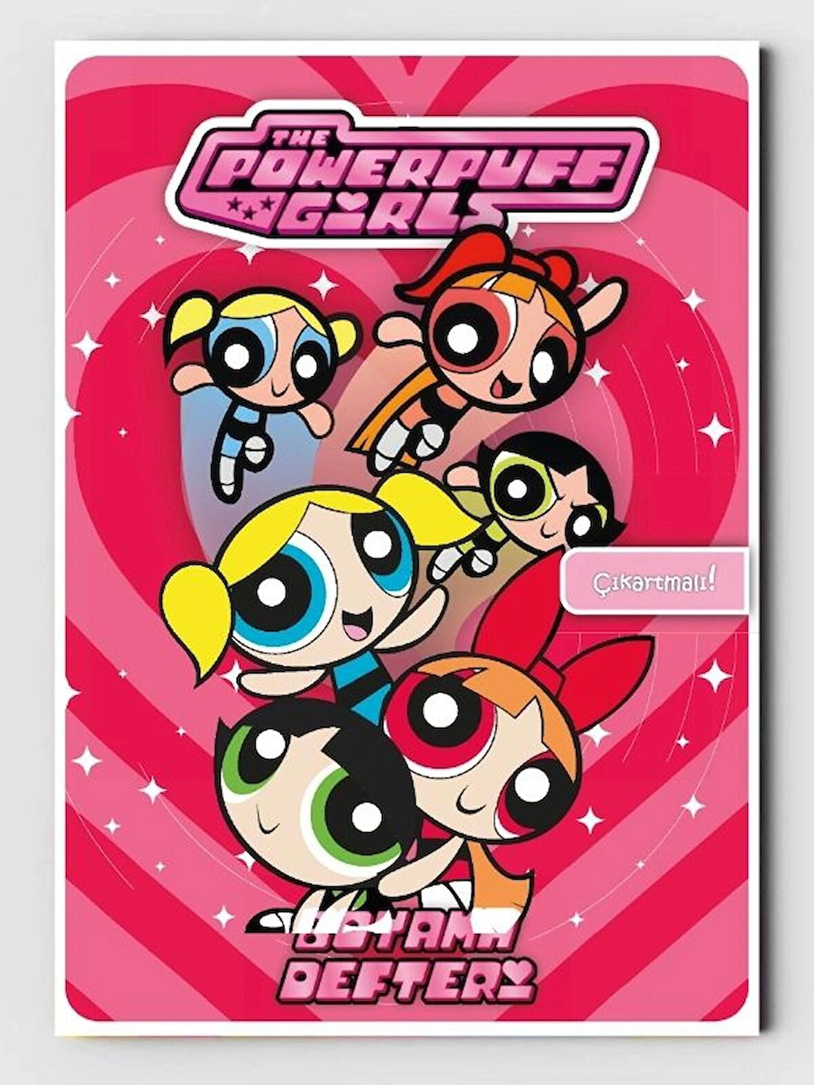 Powerpuff Girls Boyama Kitabı (20 Tam Sayfa), (Sticker Hediyeli)