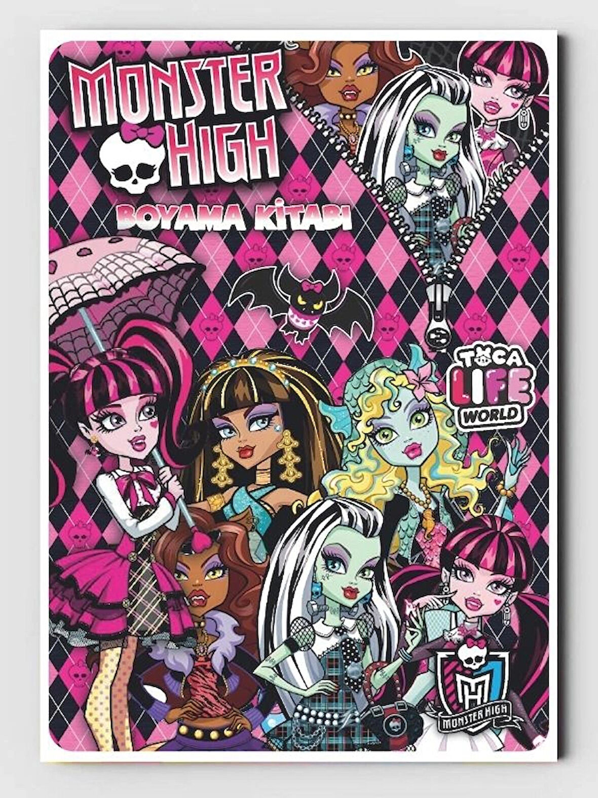 Monster High Toca Boca Boyama Kitabı (20 Tam Sayfa)