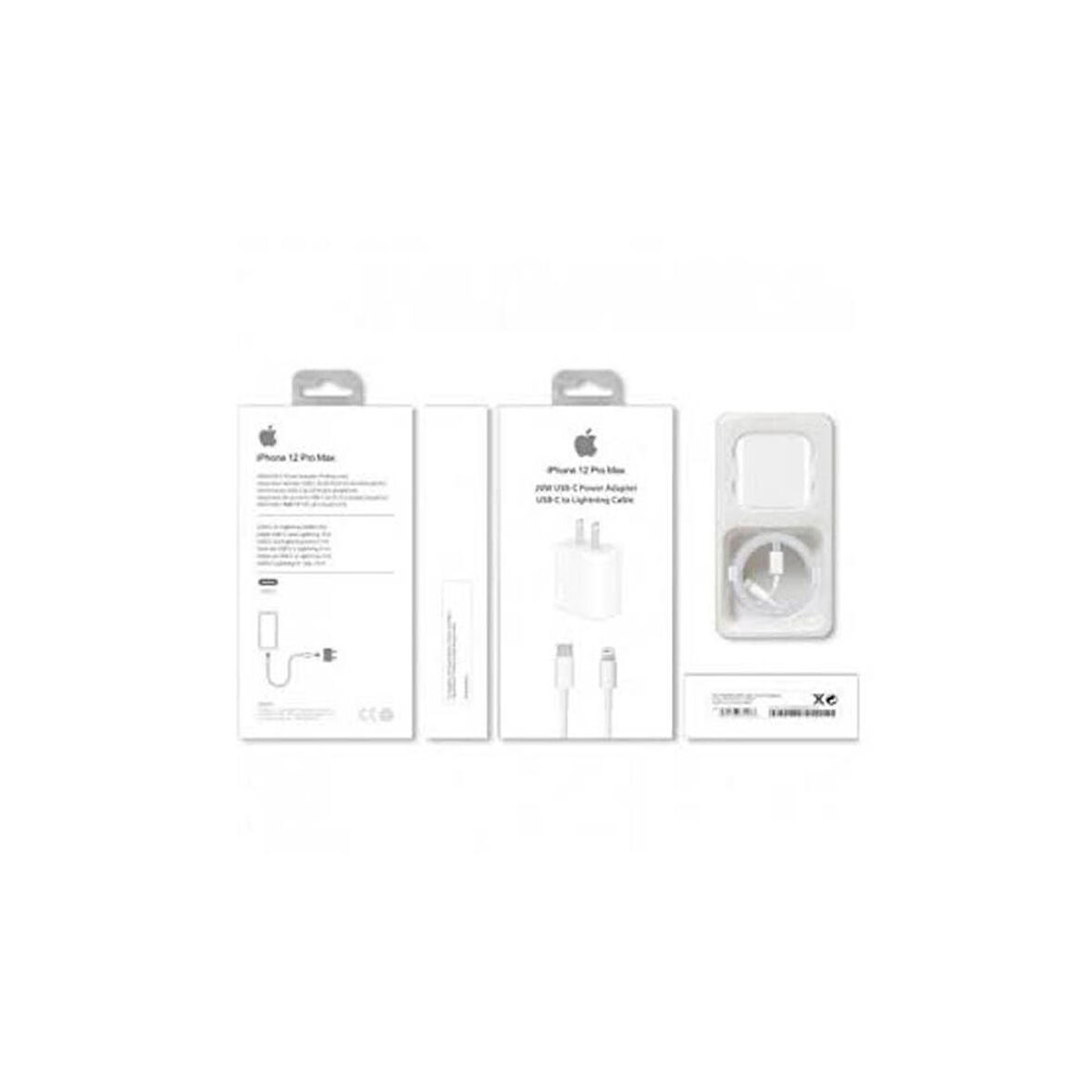 Apple iPhone 11 / 12 / 13 Pro - Pro Max Uyumlu Type-C Girişli 20W Hızlı Adaptör ve Kablo