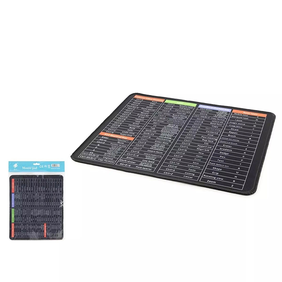 Onezero Zr1007 Mouse Pad 250*290Mm Pc Kısayollar