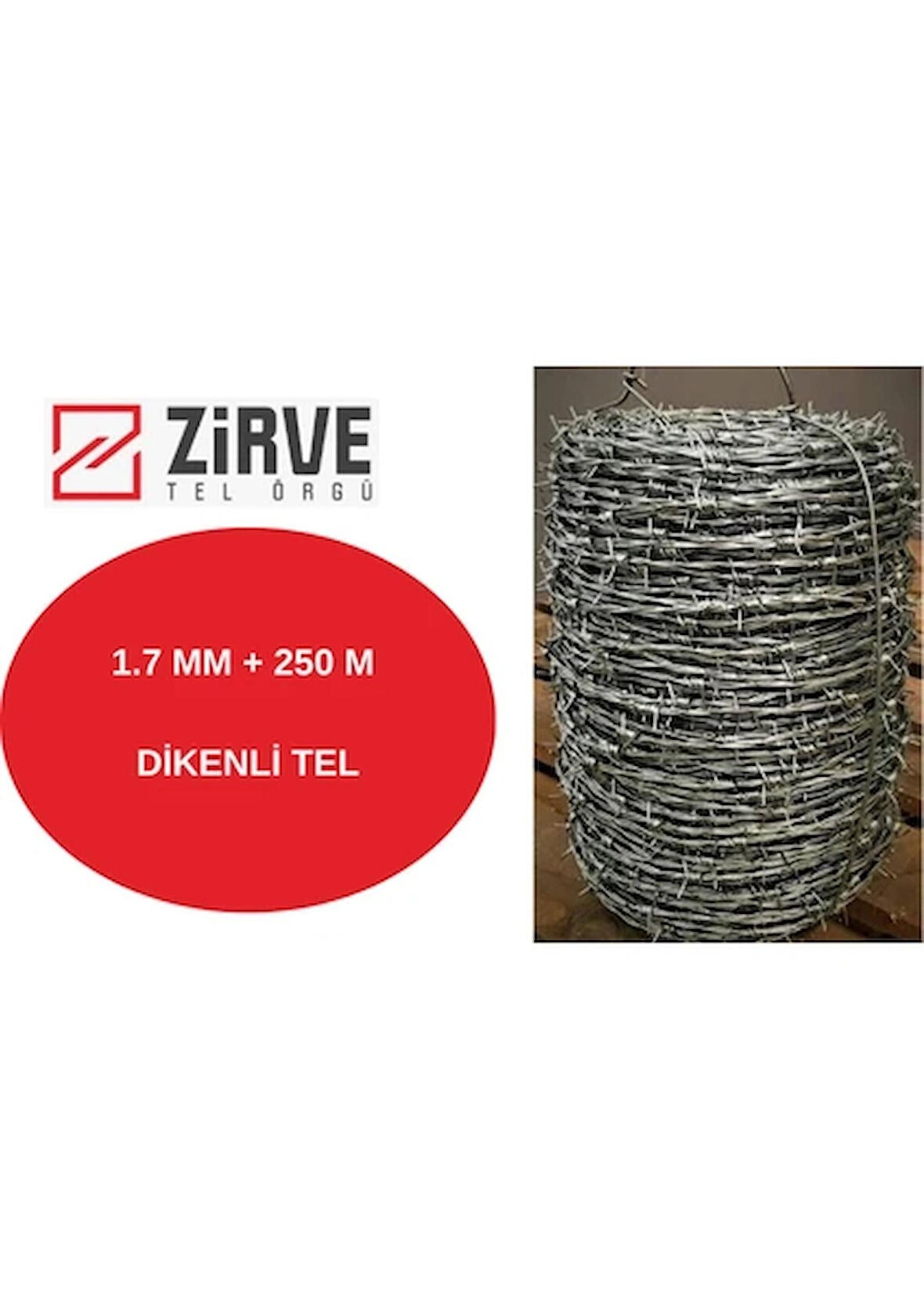 Dikenli Tel 1.7 mm + 250 M