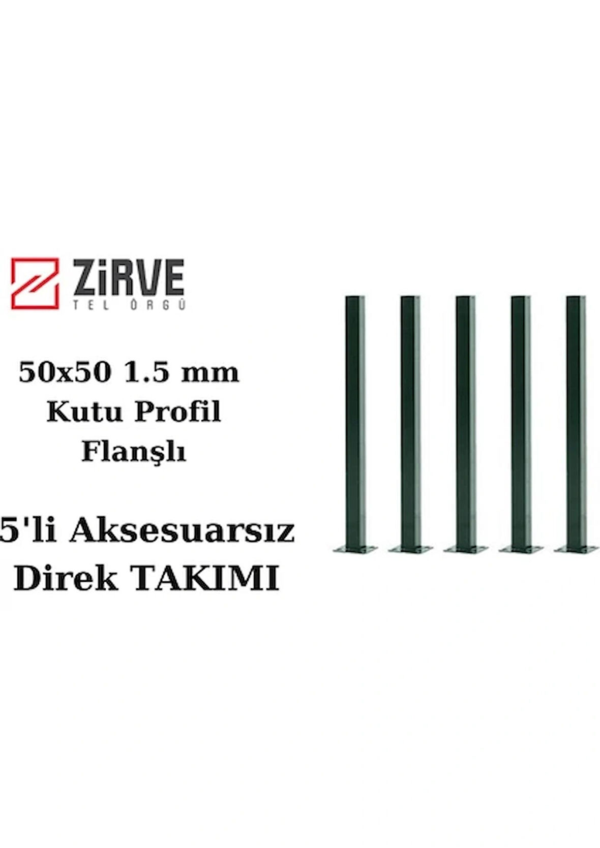 75 cm Panel Çit Direği (5 Adet)