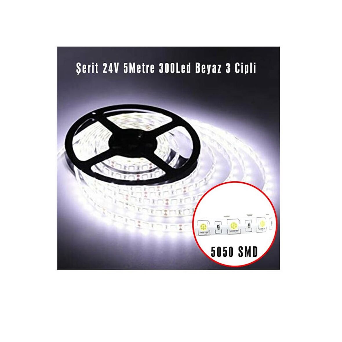 BR4327540 SERiT LED 24V 5MT 300 LED 3 CiPLi BEYAZ