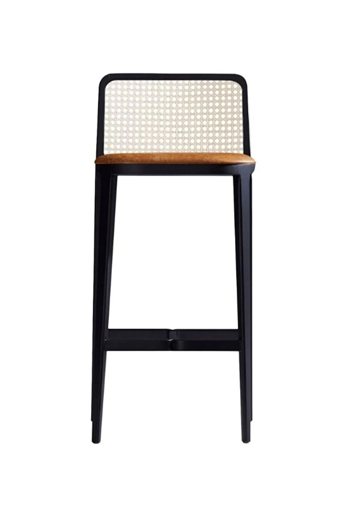 Martha Hazeranlı Ahşap Bar Sandalyesi