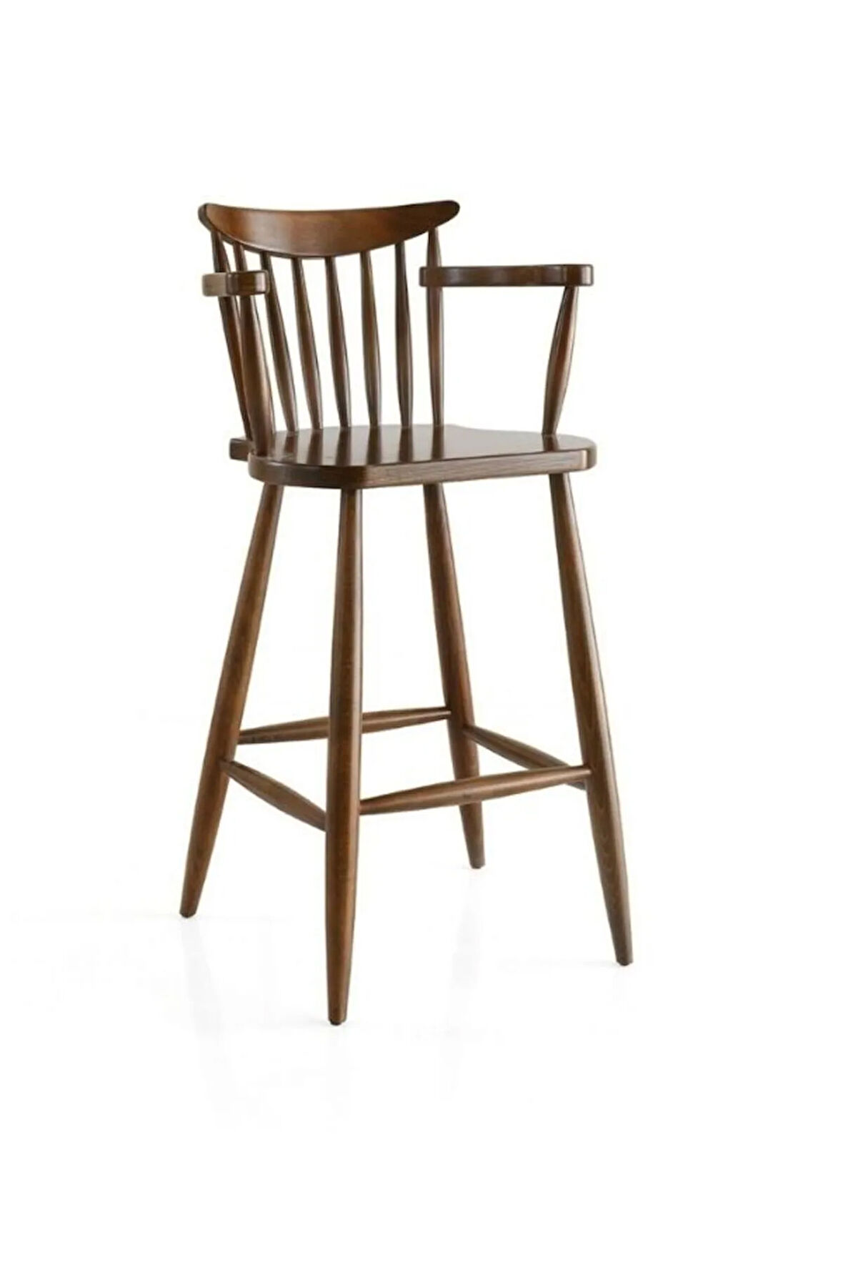 Hudson Ahşap Bar Sandalyesi