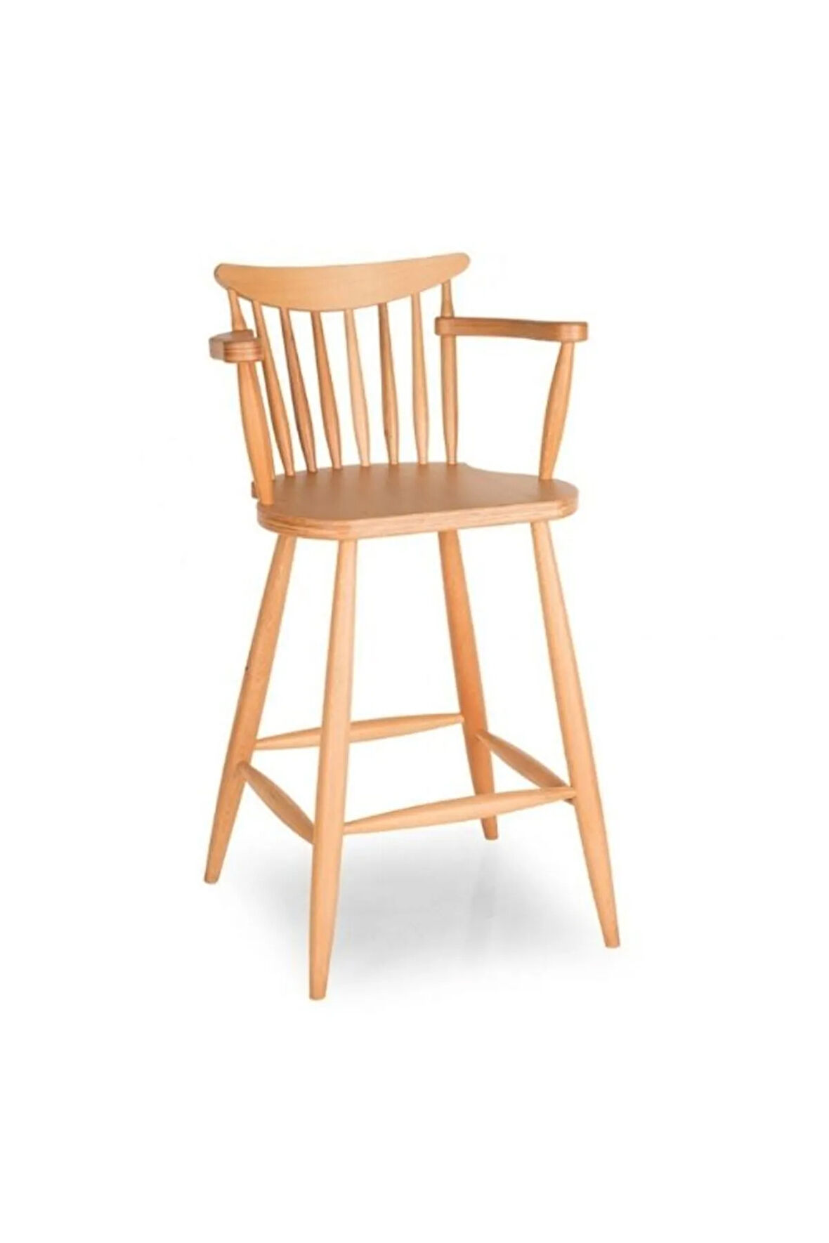 Hudson Ahşap Bar Sandalyesi