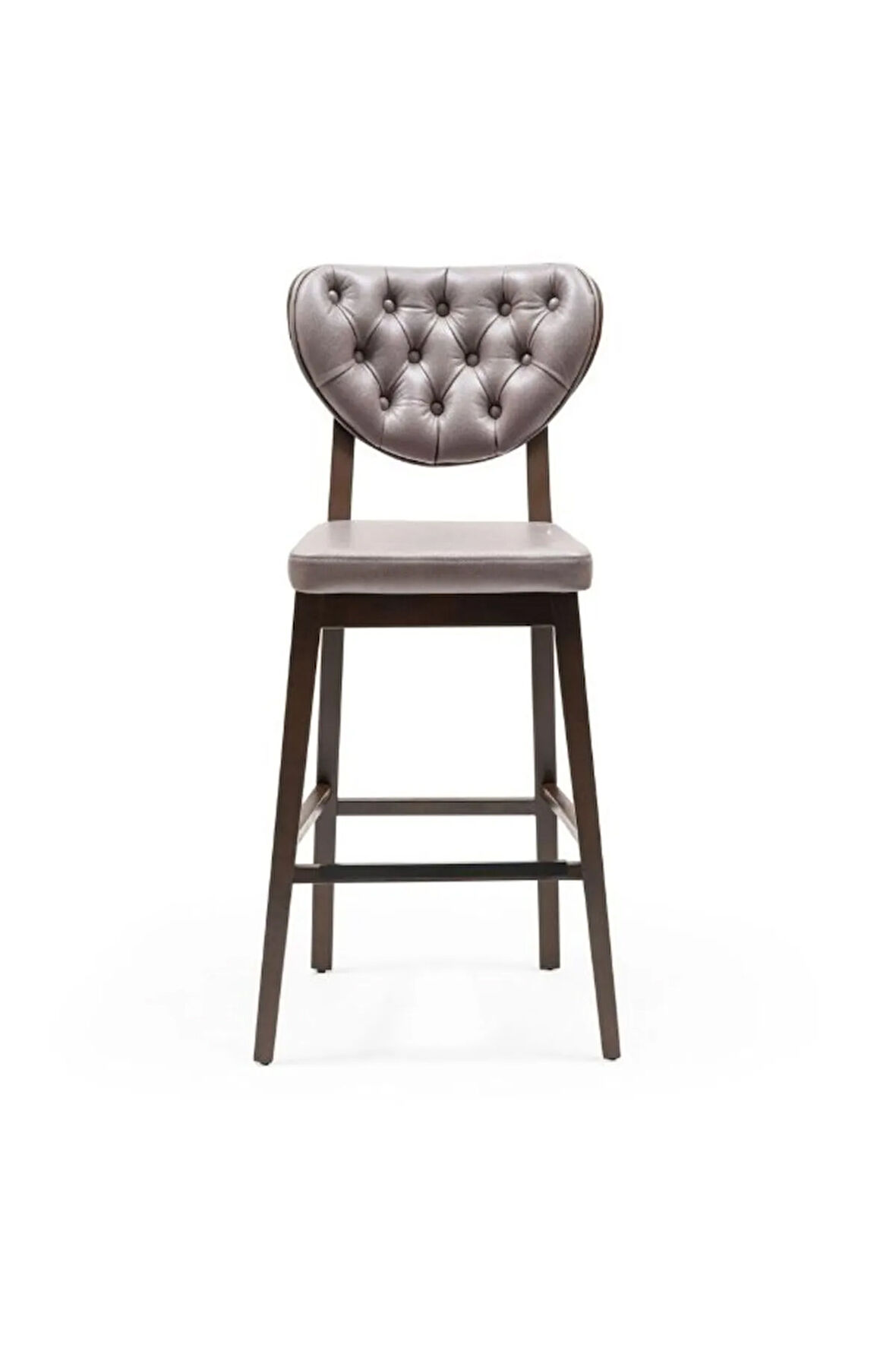 Olivya Ahşap Bar Sandalyesi