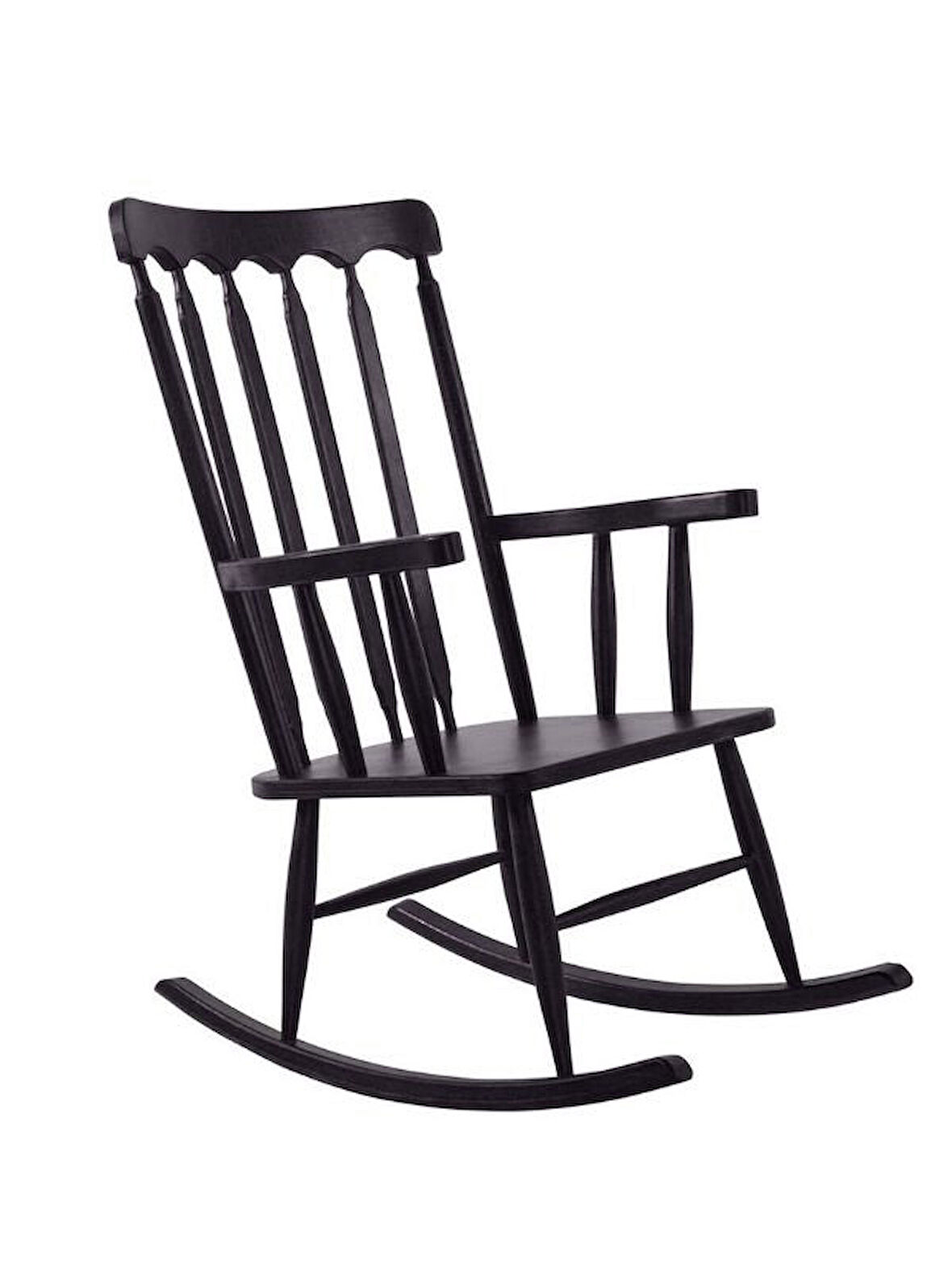 Dakota Rocker Amerikan Retro Ahşap Sallanır Sandalye