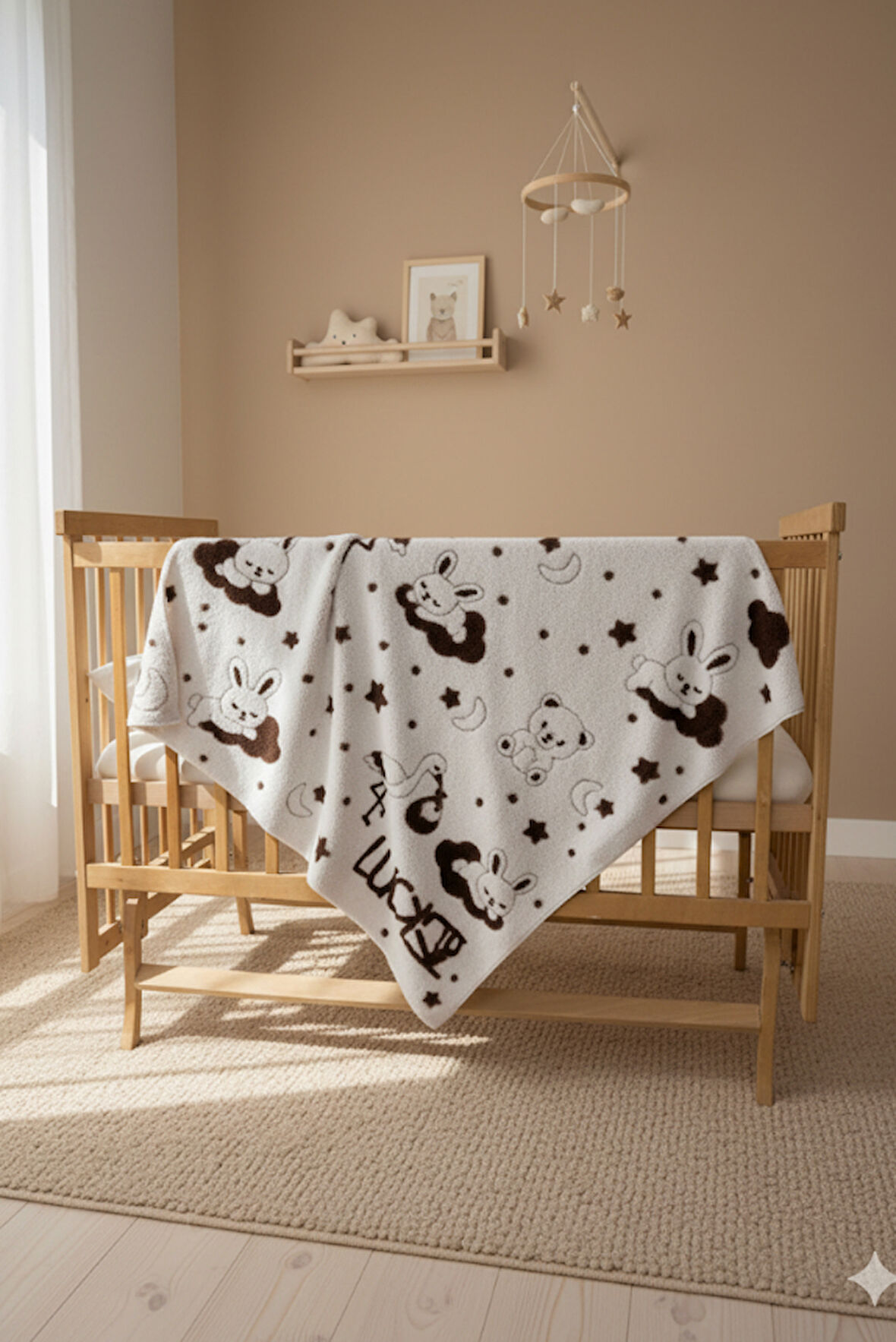 Bunny Peluş Bulut Bebek Battaniyesi - ZT600