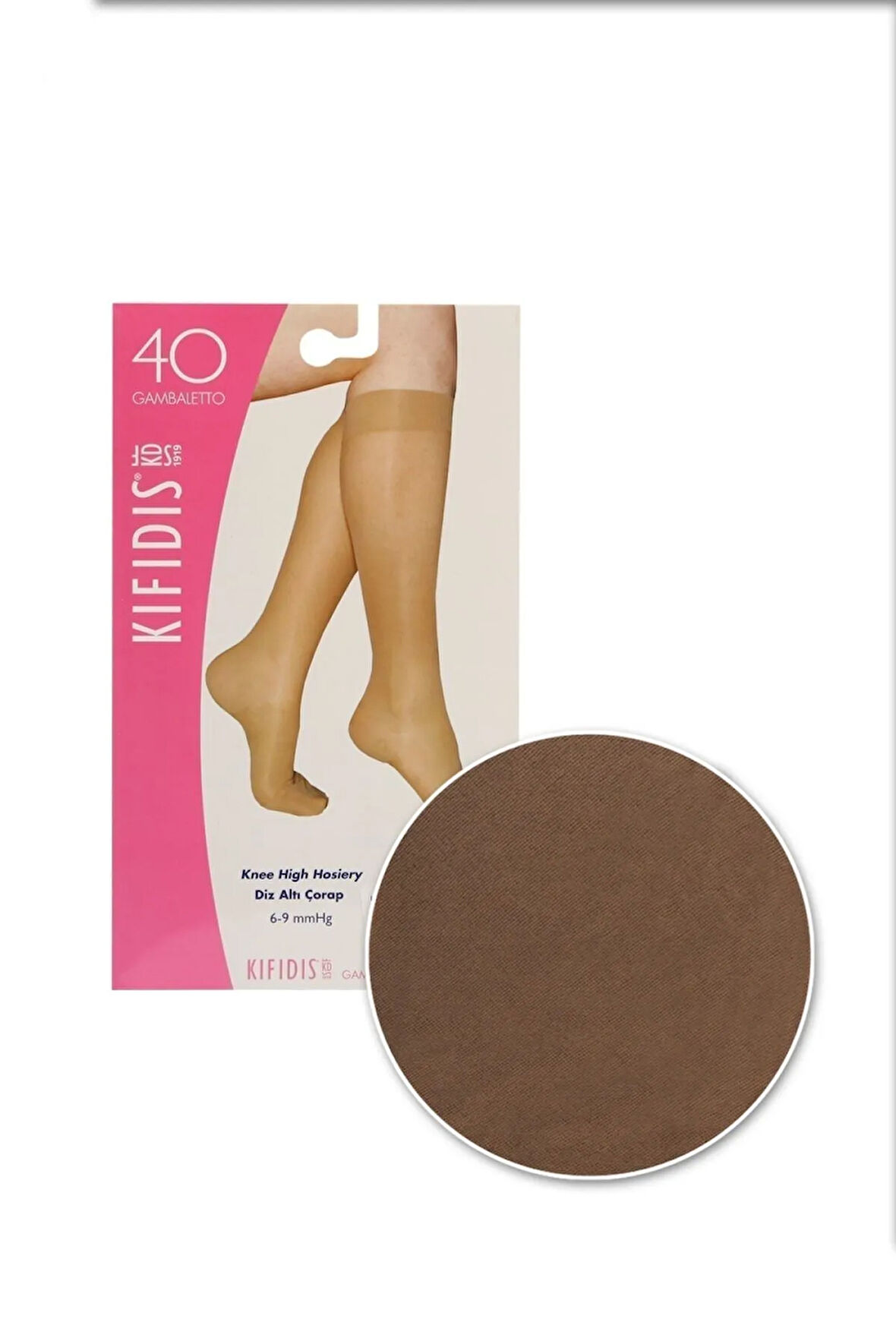 40 Den. 8-10 Mmhg Diz Altı Çorabı