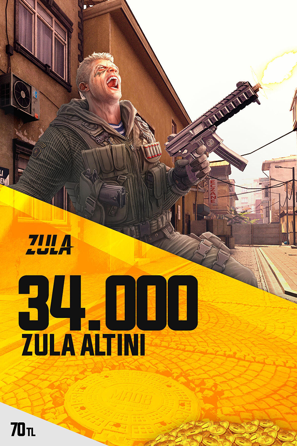 34.000 Zula Altın