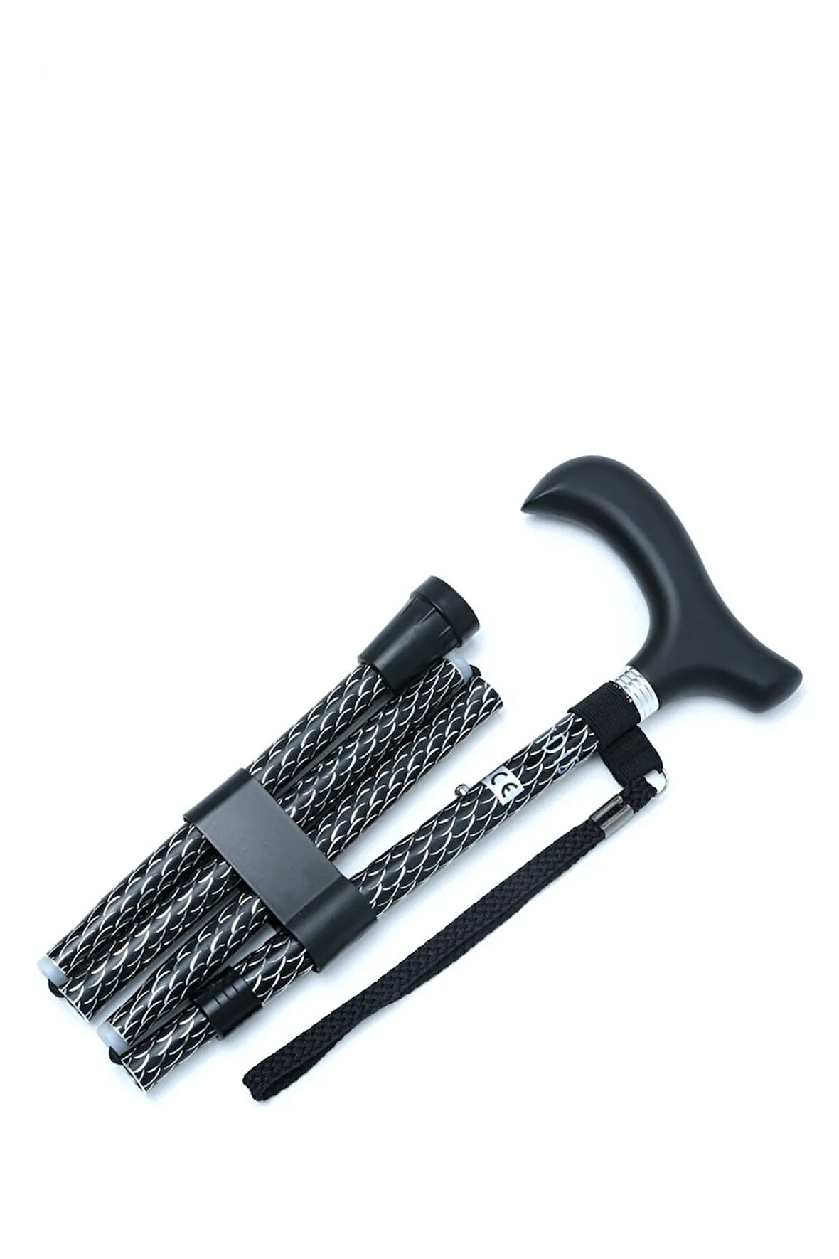 ME606 Katlanır Baston B044-2001 Siyah Desenli