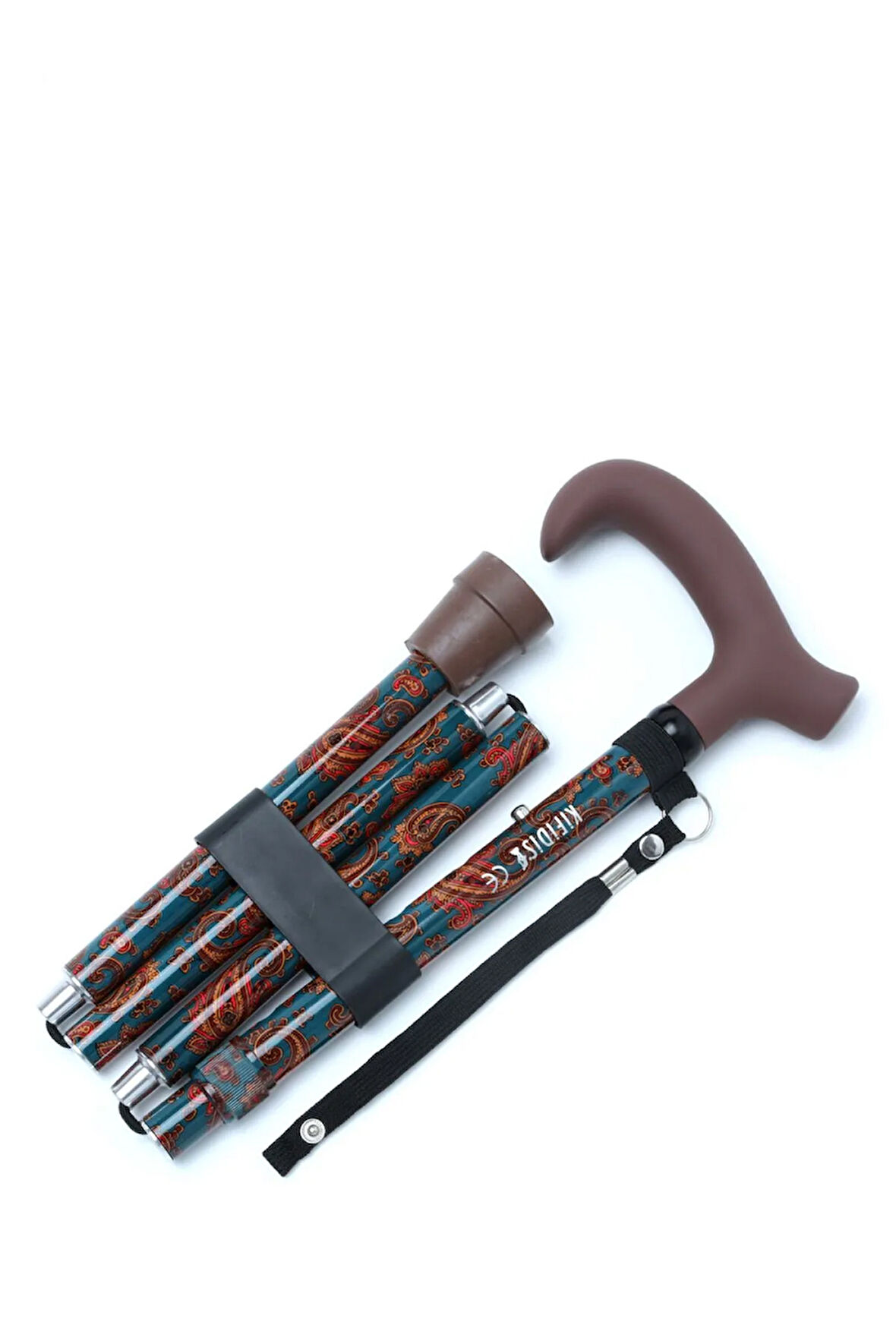 GB845 Desenli Katlanır Baston Şal Desenli